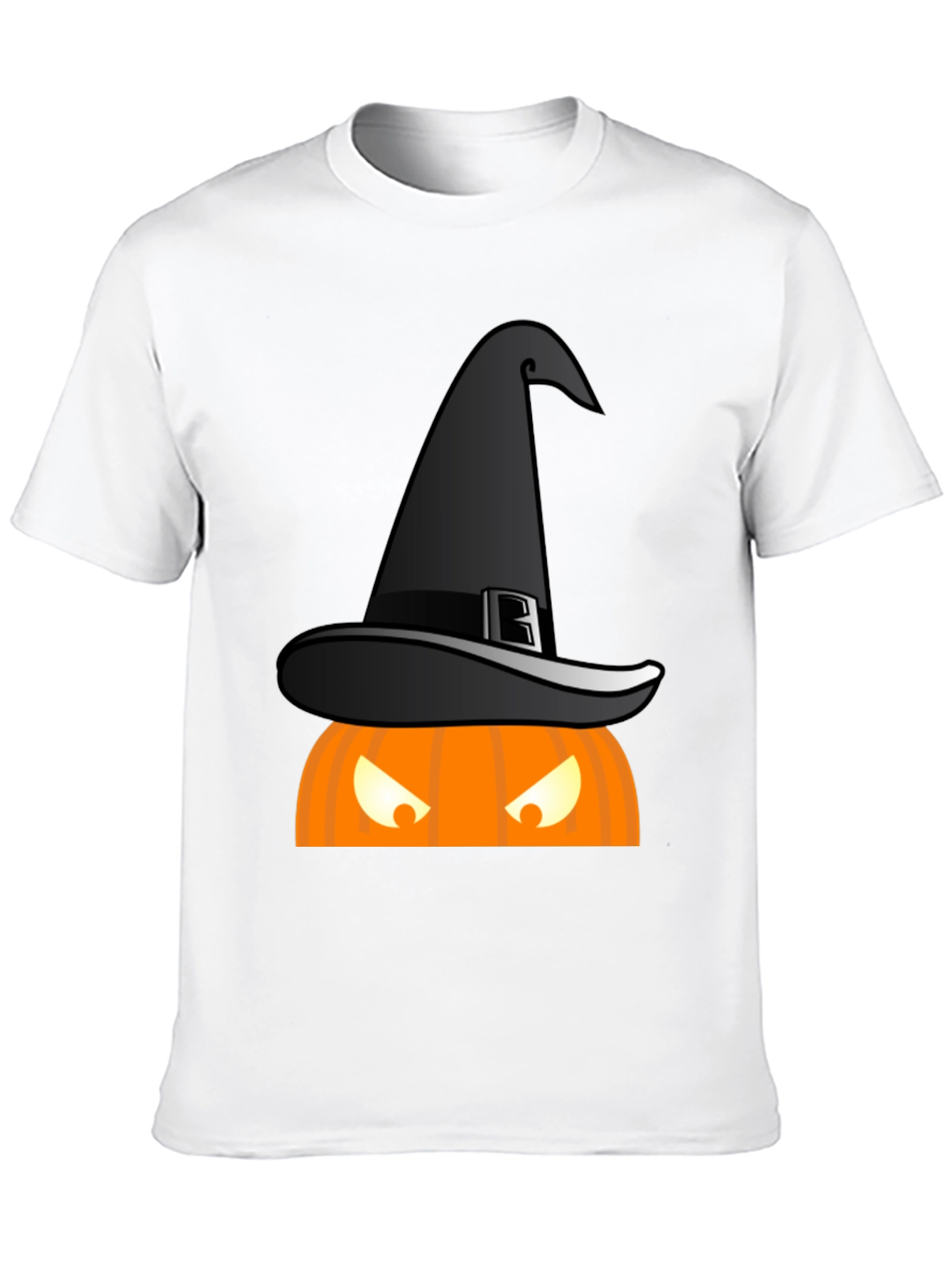 Halloween Witch Hat Pumpkin T-Shirt