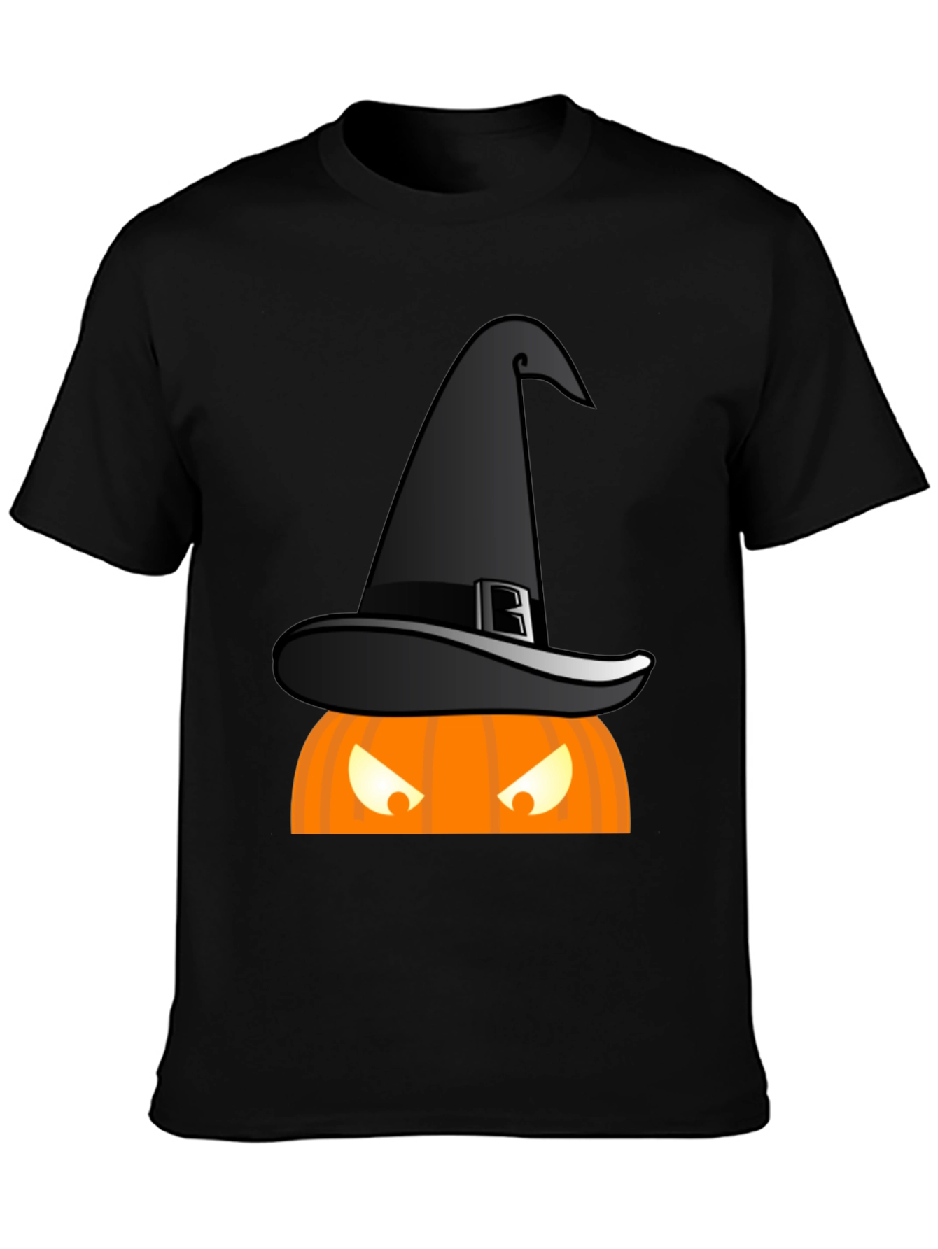 Halloween Witch Hat Pumpkin T-Shirt