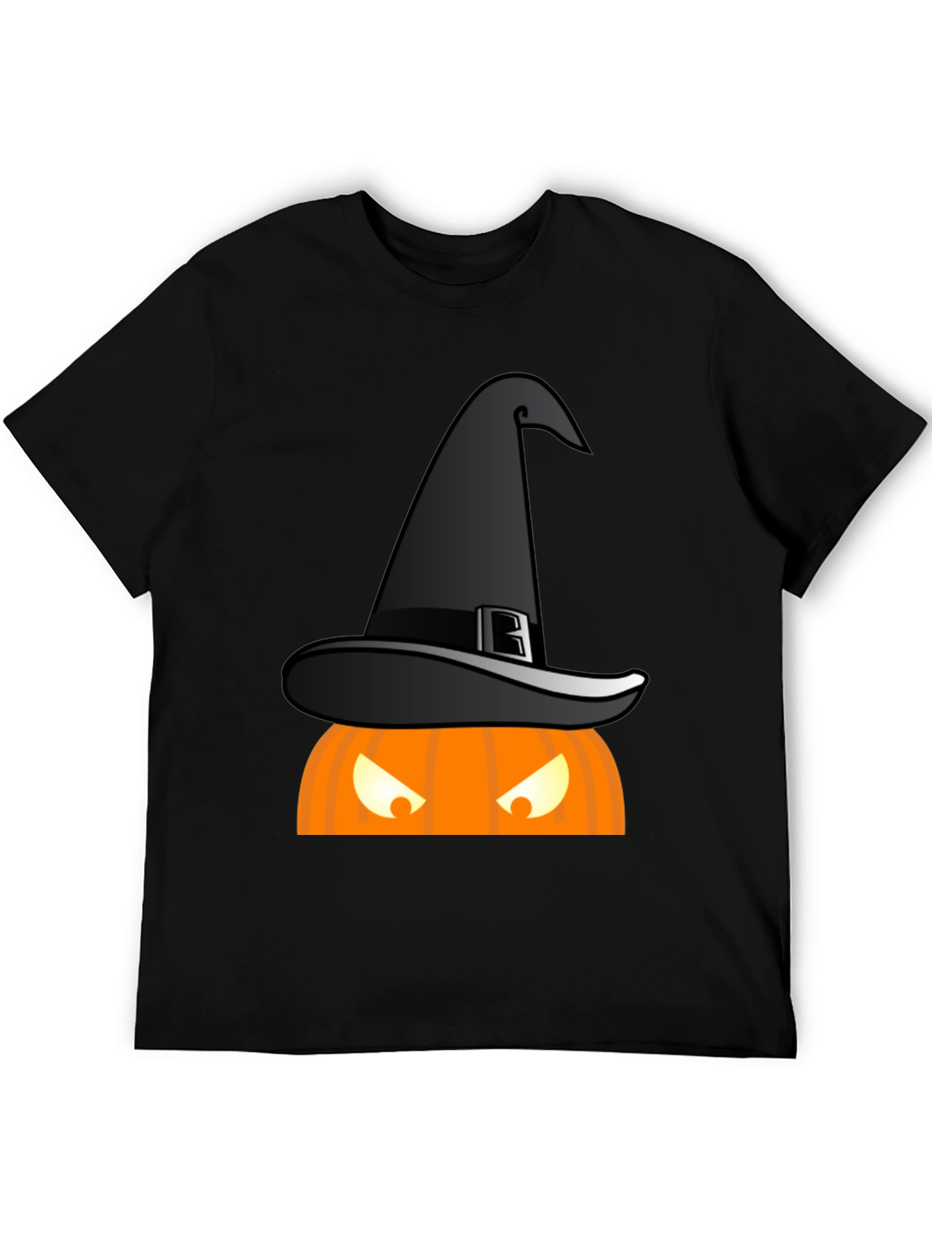 Halloween Witch Hat Pumpkin T-Shirt