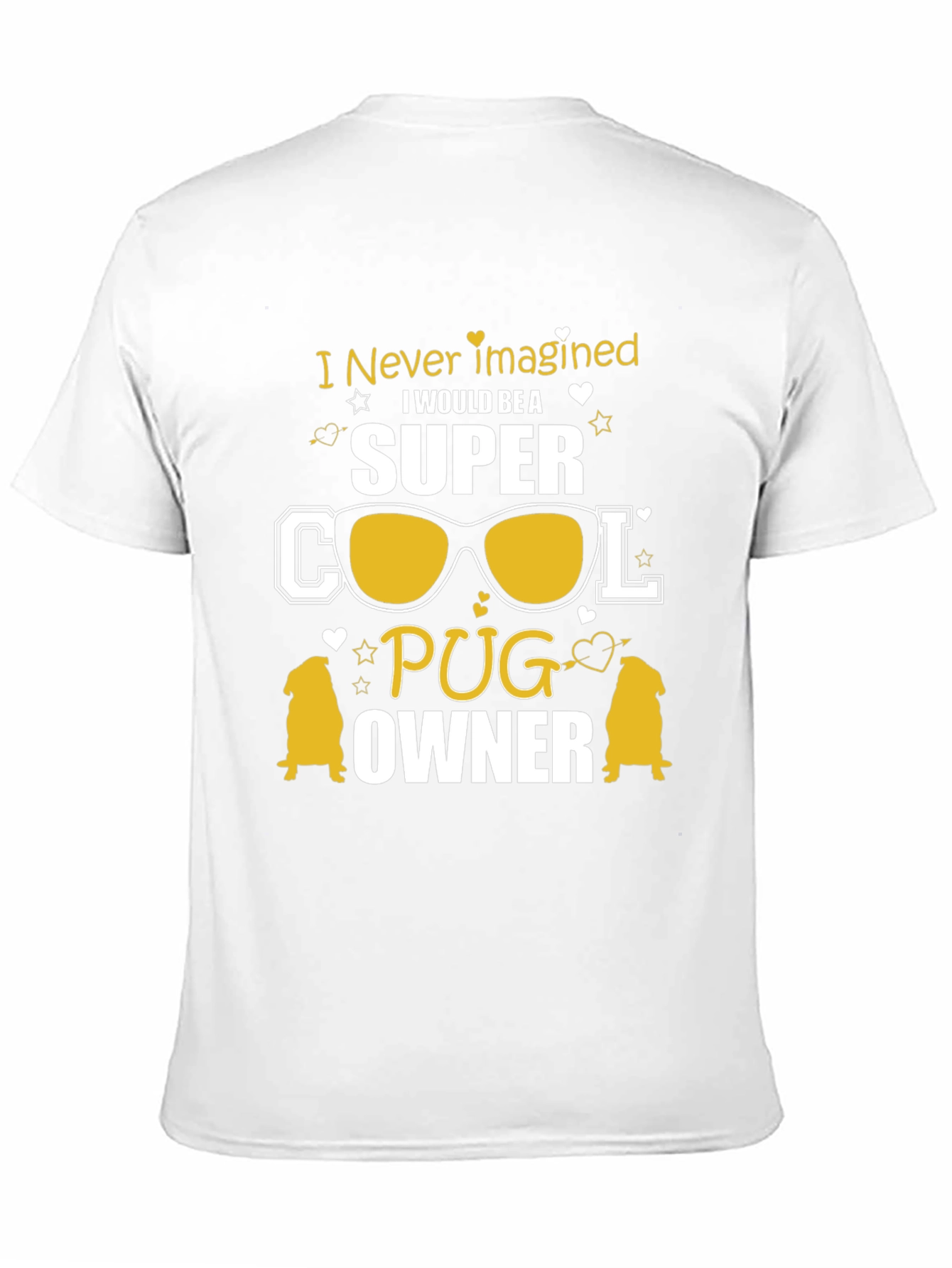 Super Cool Pug Owner Black T-Shirt