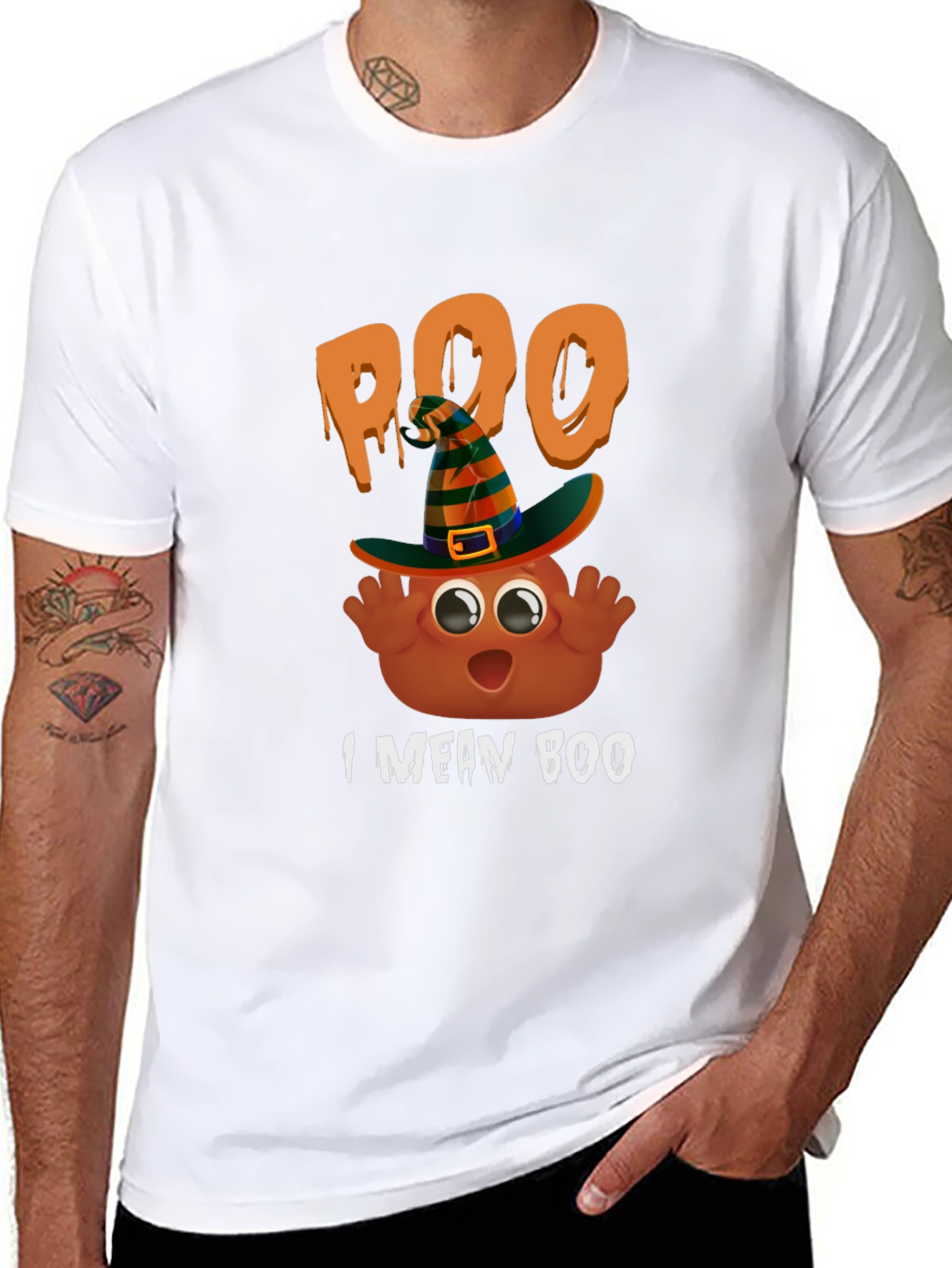 Halloween Poo I Mean Boo T-Shirt