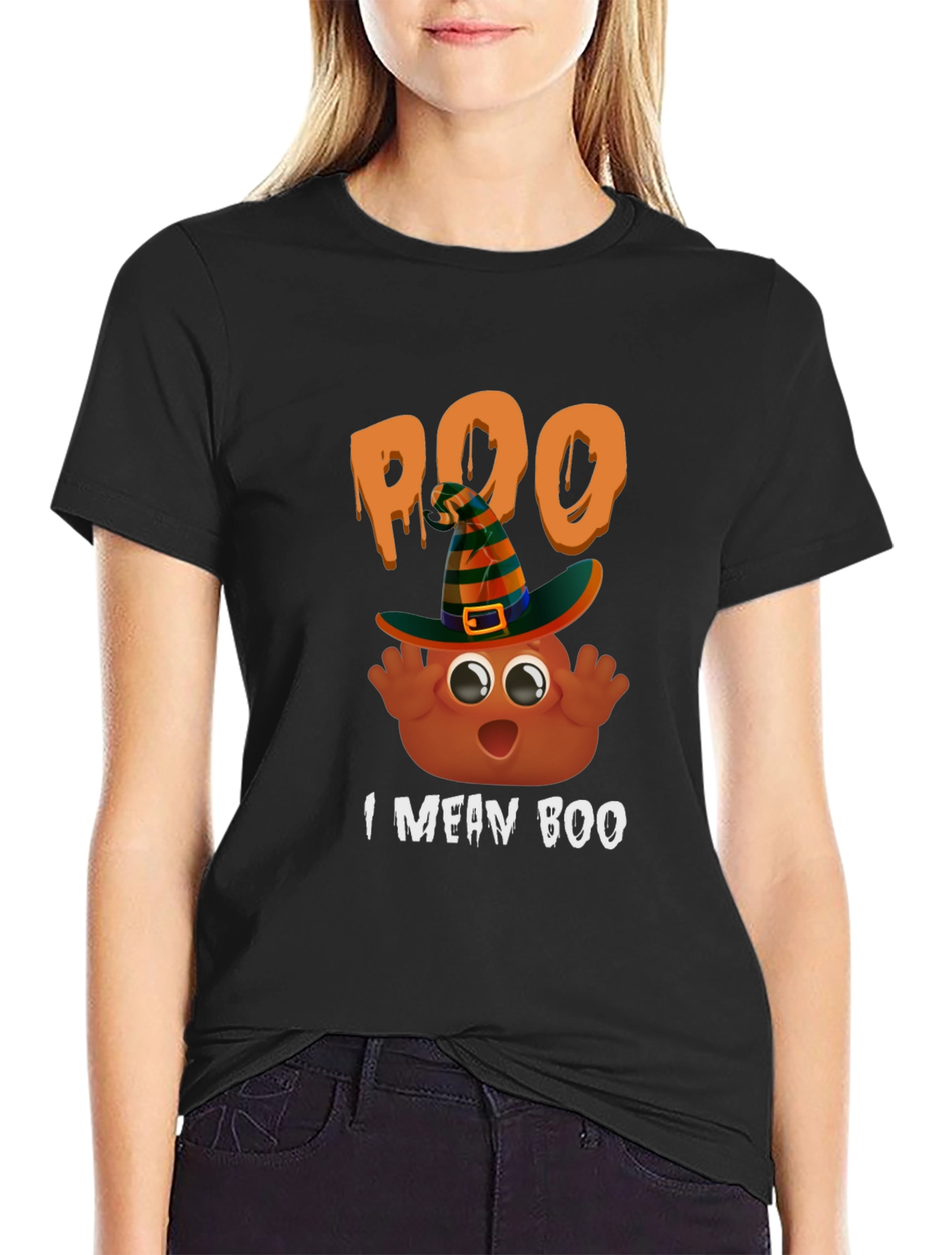 Halloween Poo I Mean Boo T-Shirt