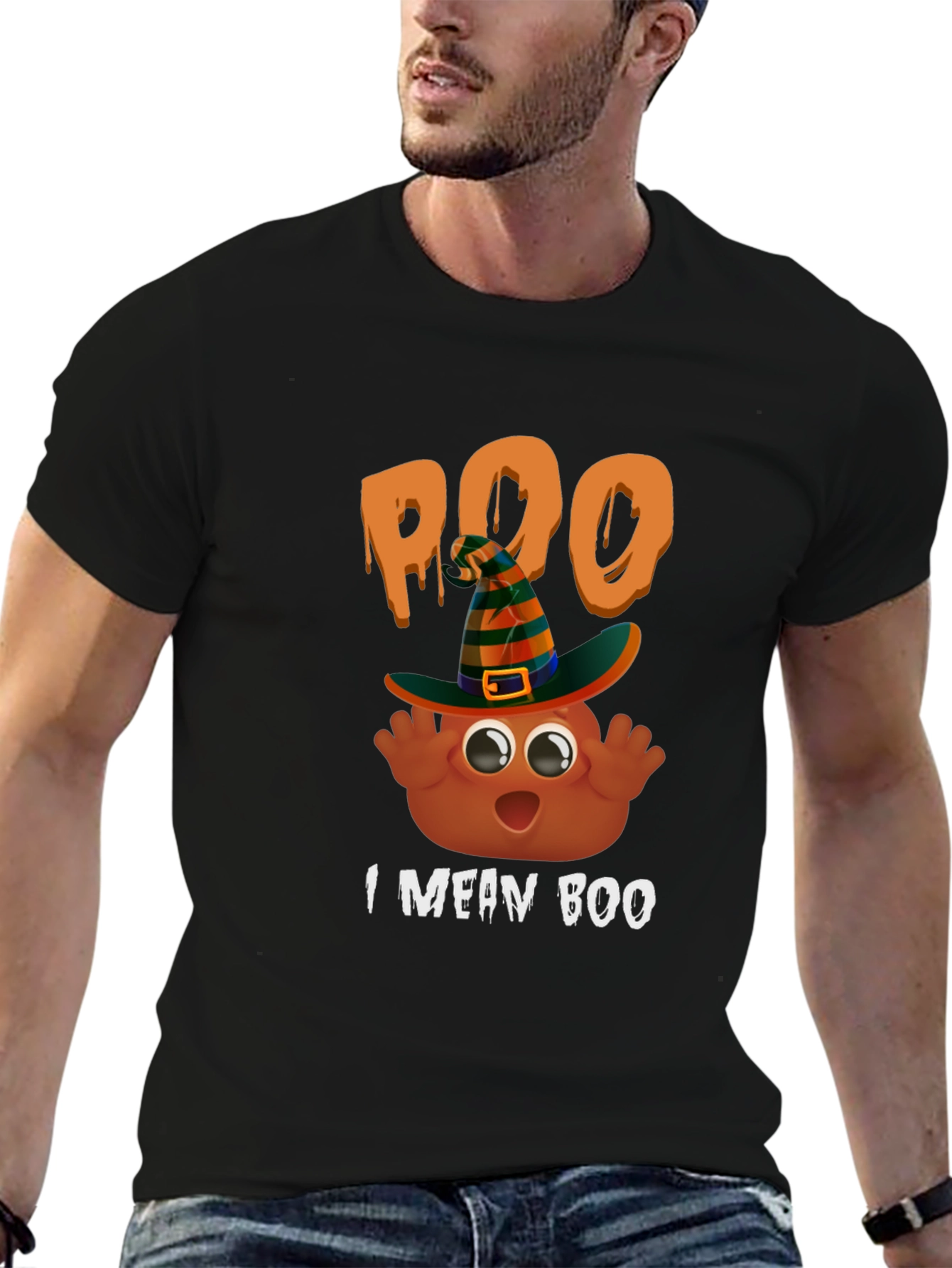 Halloween Poo I Mean Boo T-Shirt