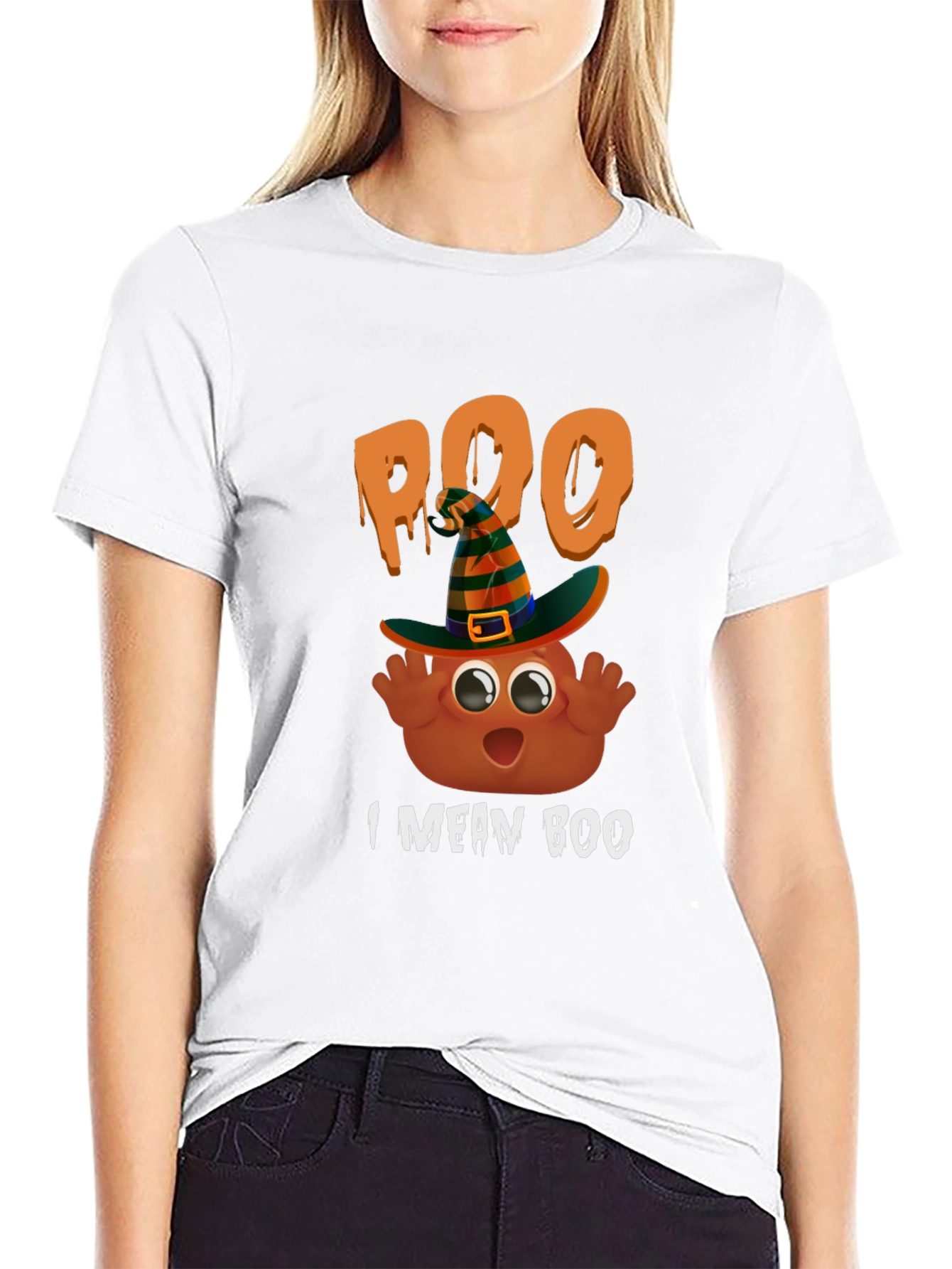 Halloween Poo I Mean Boo T-Shirt