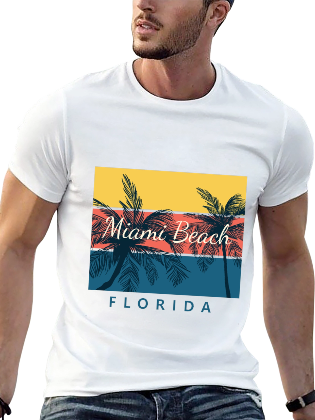 Miami Beach Florida Graphic T-Shirt