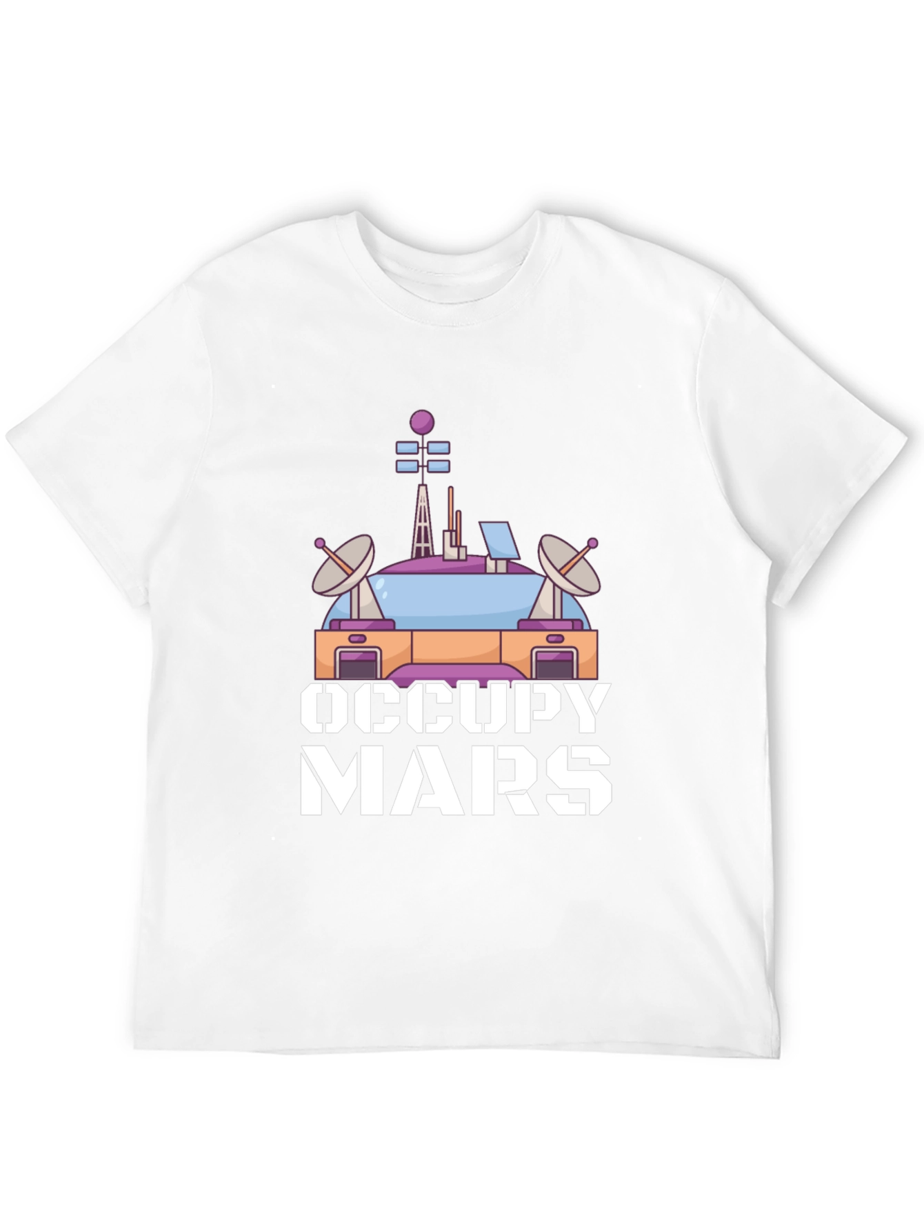 Occupy Mars Graphic T-Shirt - Space Exploration Tee