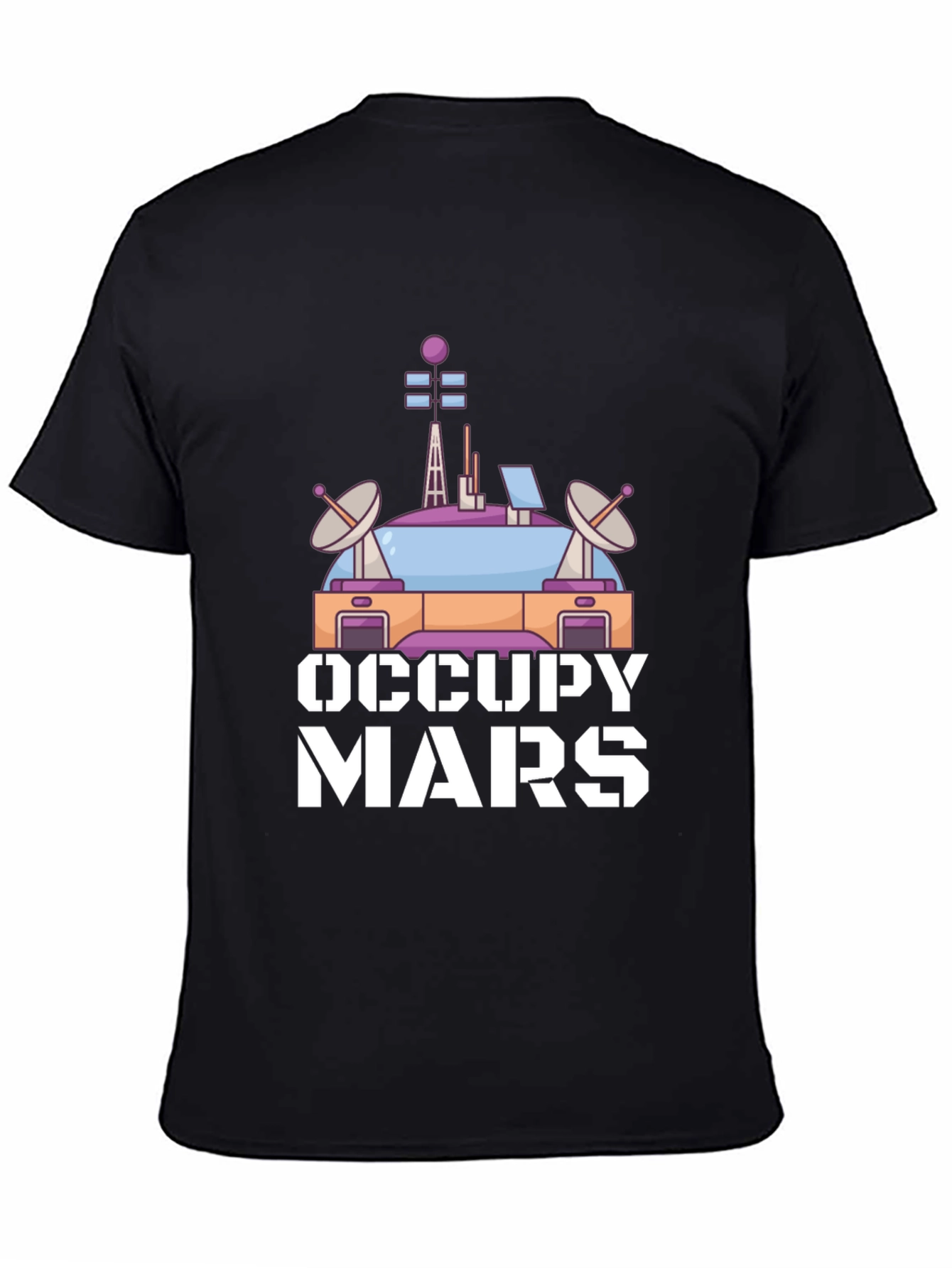 Occupy Mars Graphic T-Shirt - Space Exploration Tee