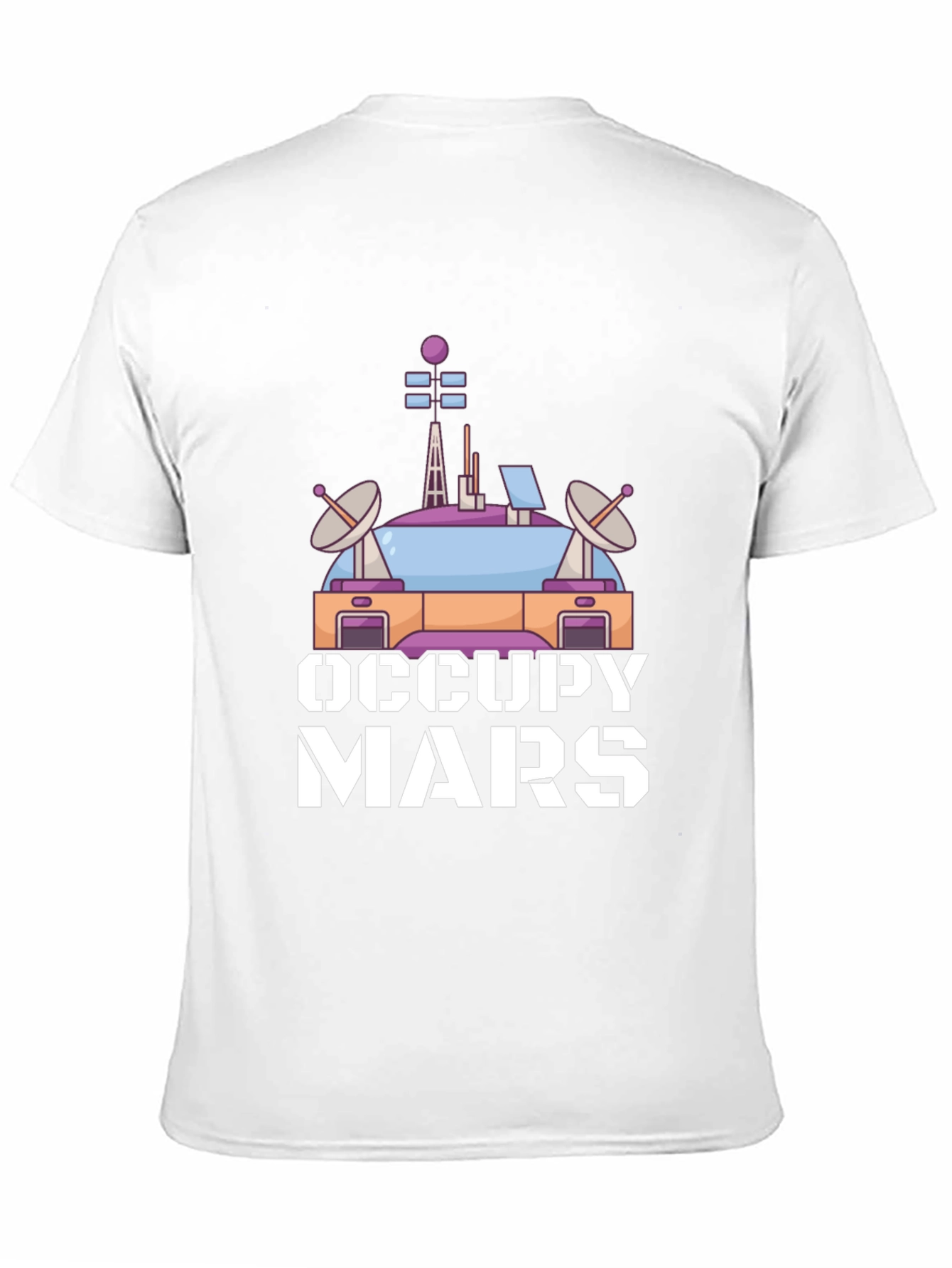 Occupy Mars Graphic T-Shirt - Space Exploration Tee