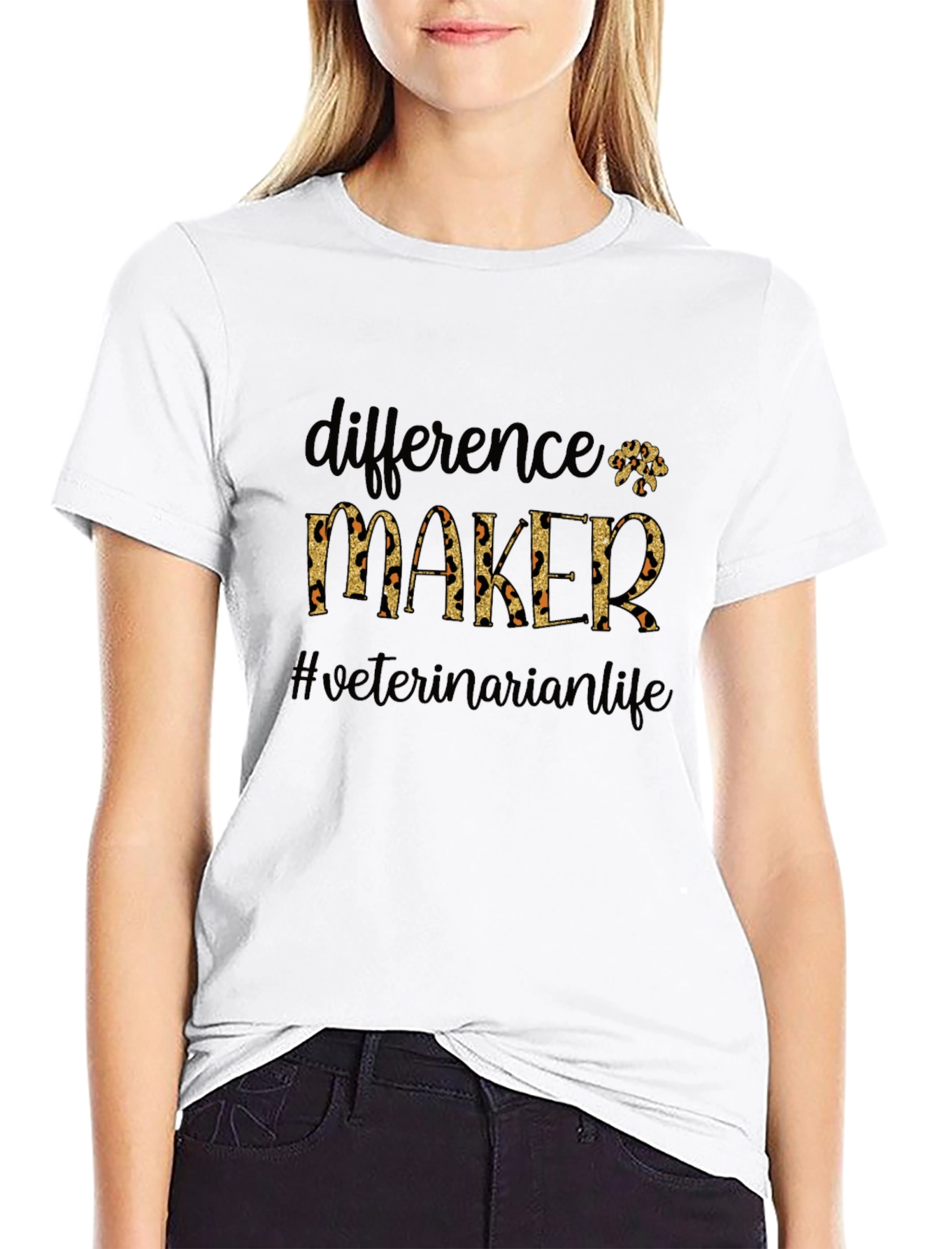Difference Maker Veterinarian Life Tee