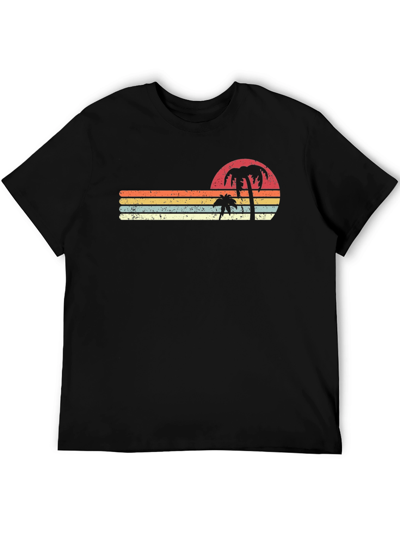 Retro Palm Sunset Graphic Tee