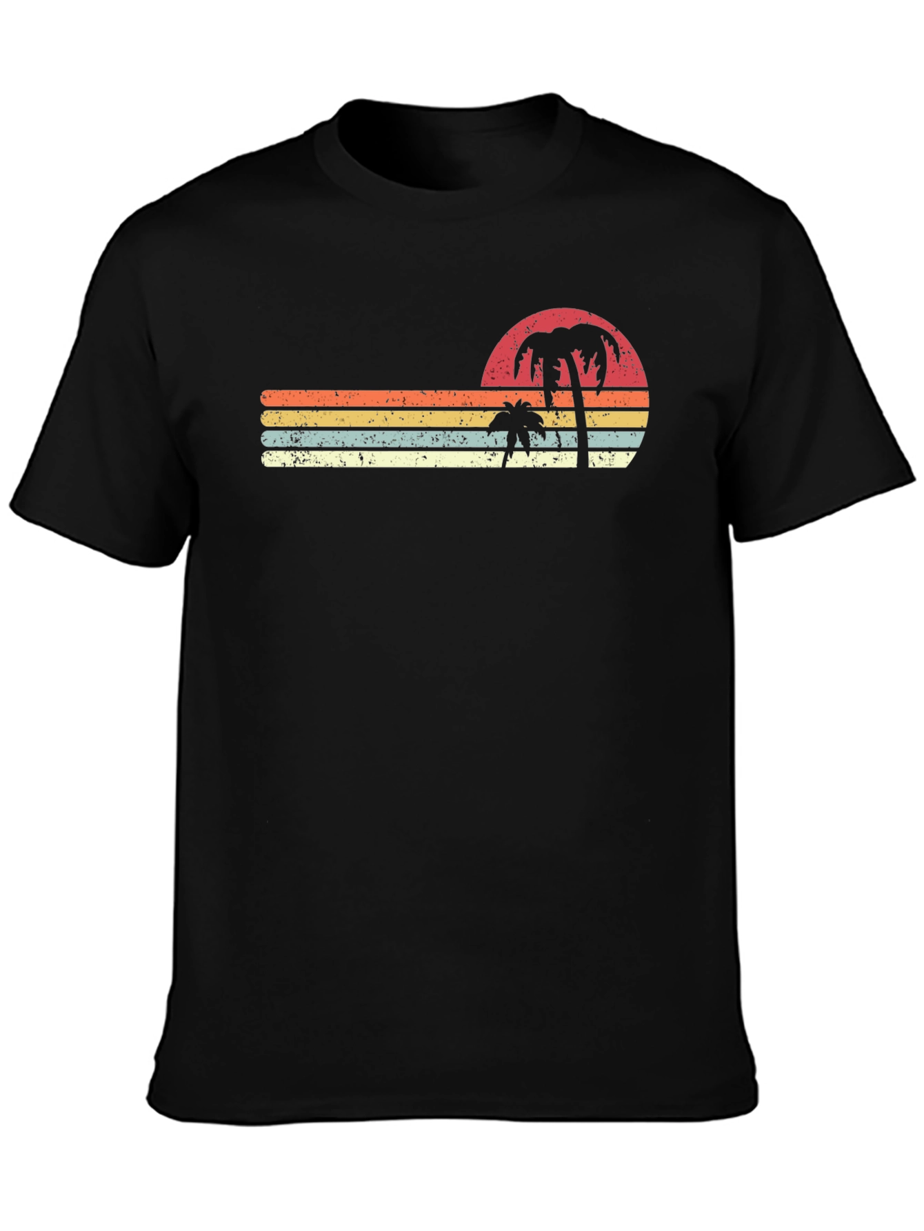 Retro Palm Sunset Graphic Tee