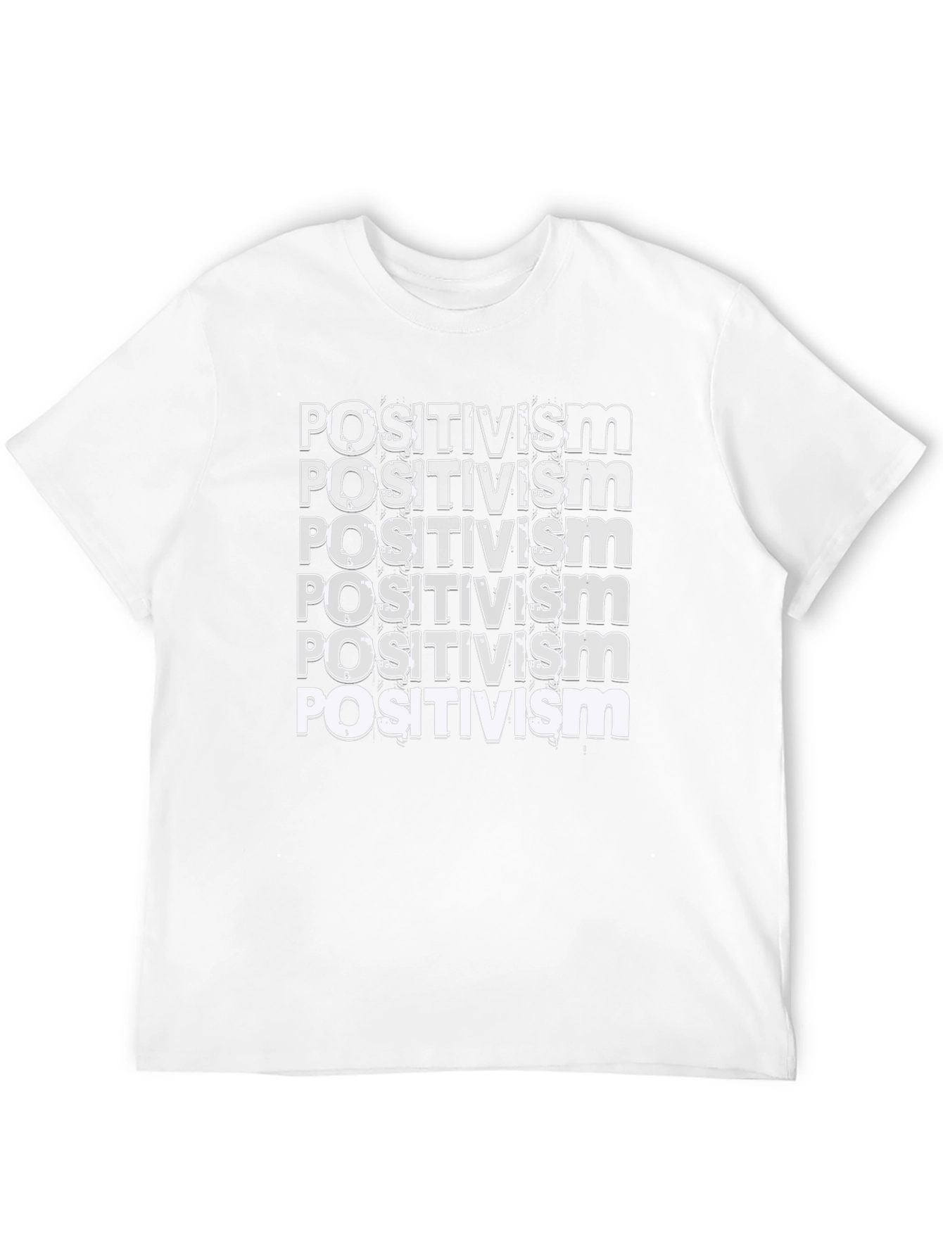 Positivism Graphic Tee - Black Cotton T-Shirt
