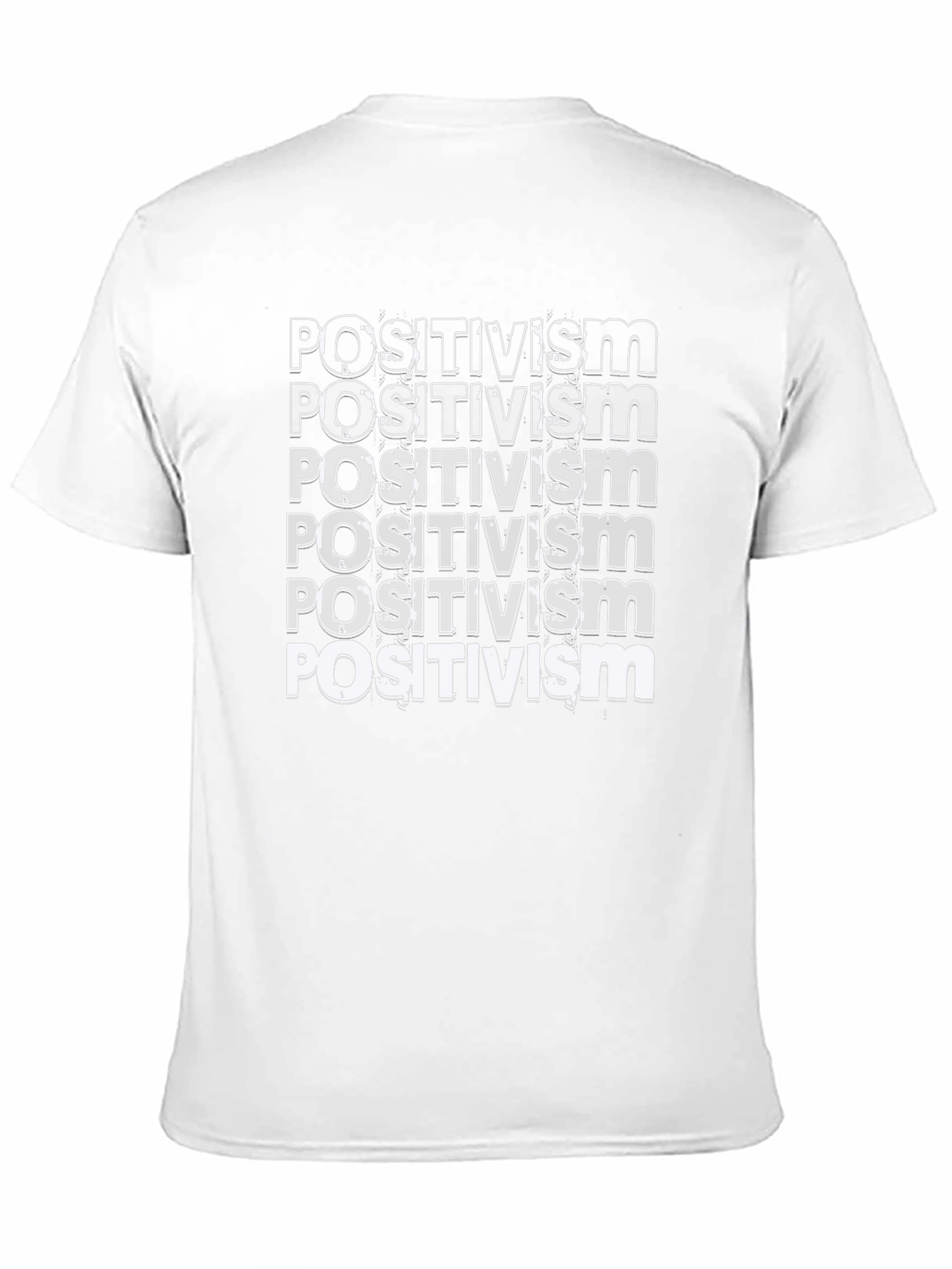 Positivism Graphic Tee - Black Cotton T-Shirt