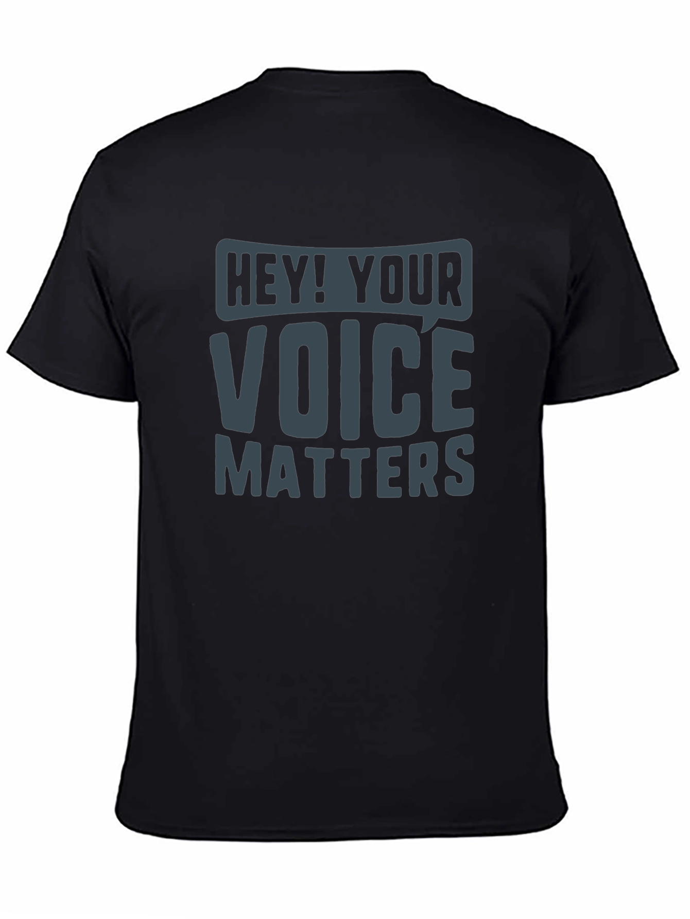 Voice Matters Graphic Tee - Black