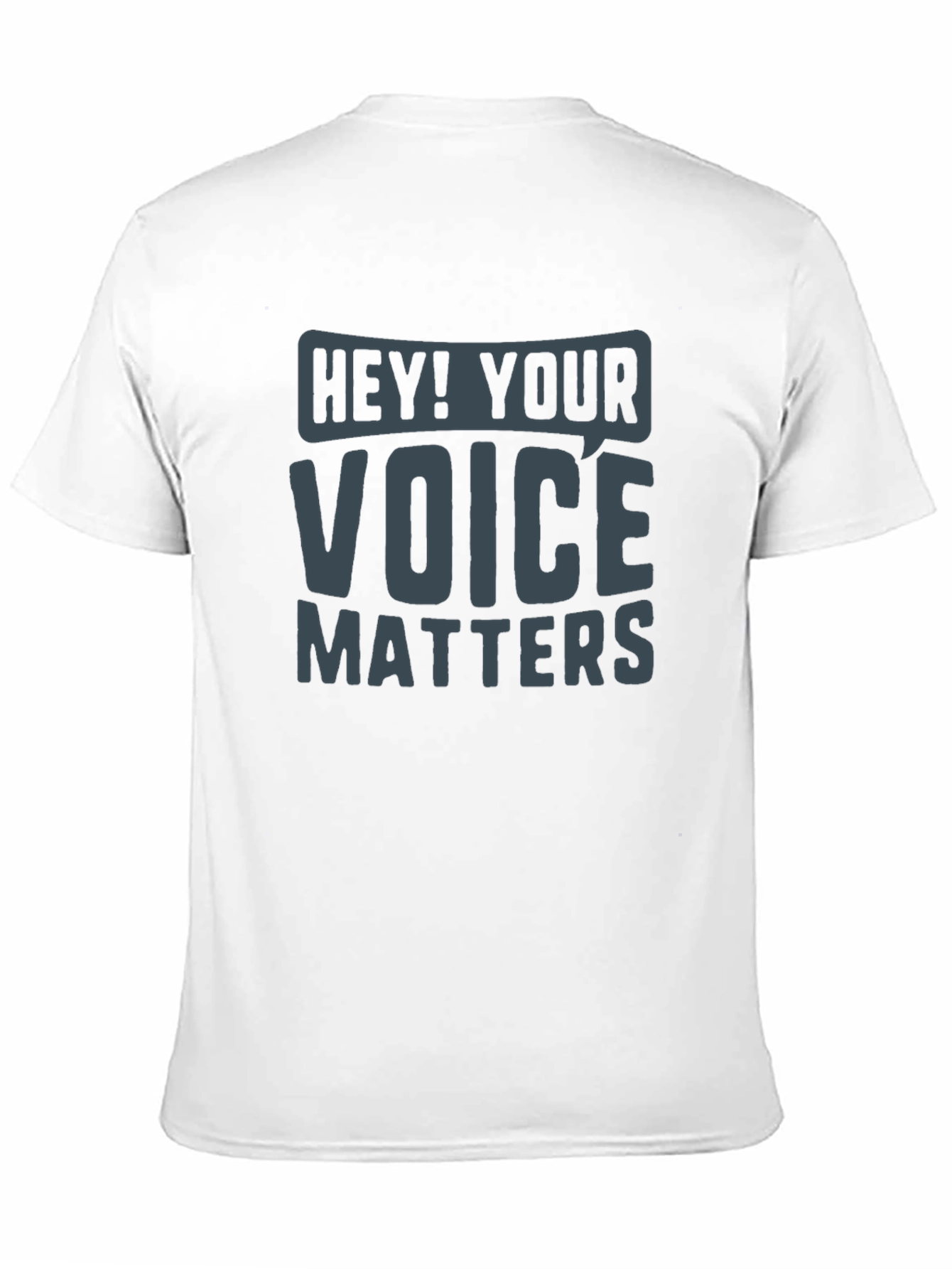 Voice Matters Graphic Tee - Black