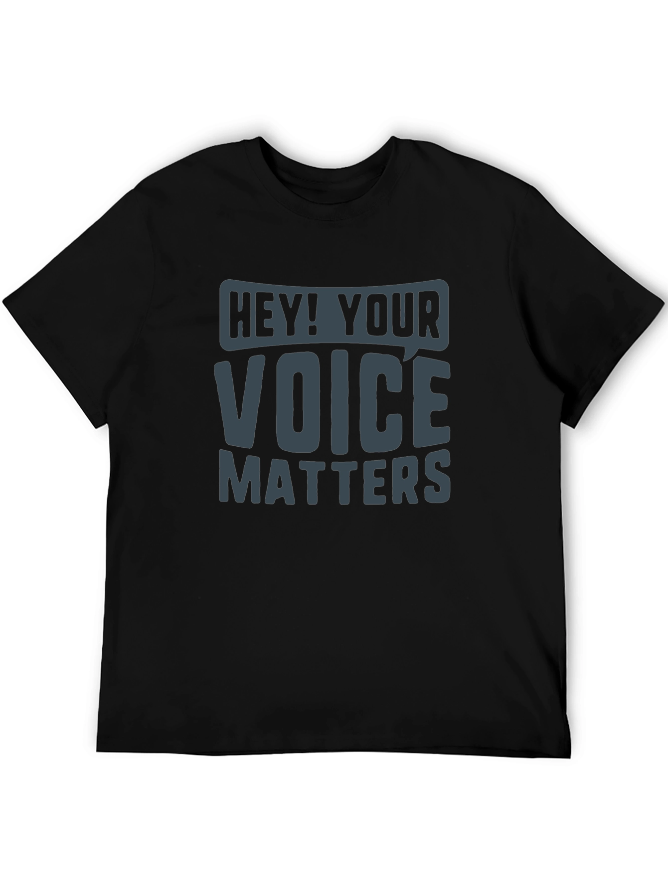 Voice Matters Graphic Tee - Black