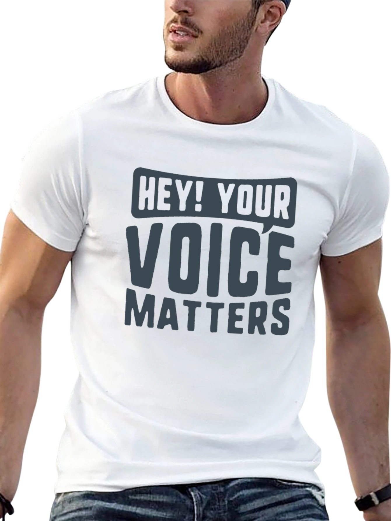 Voice Matters Graphic Tee - Black