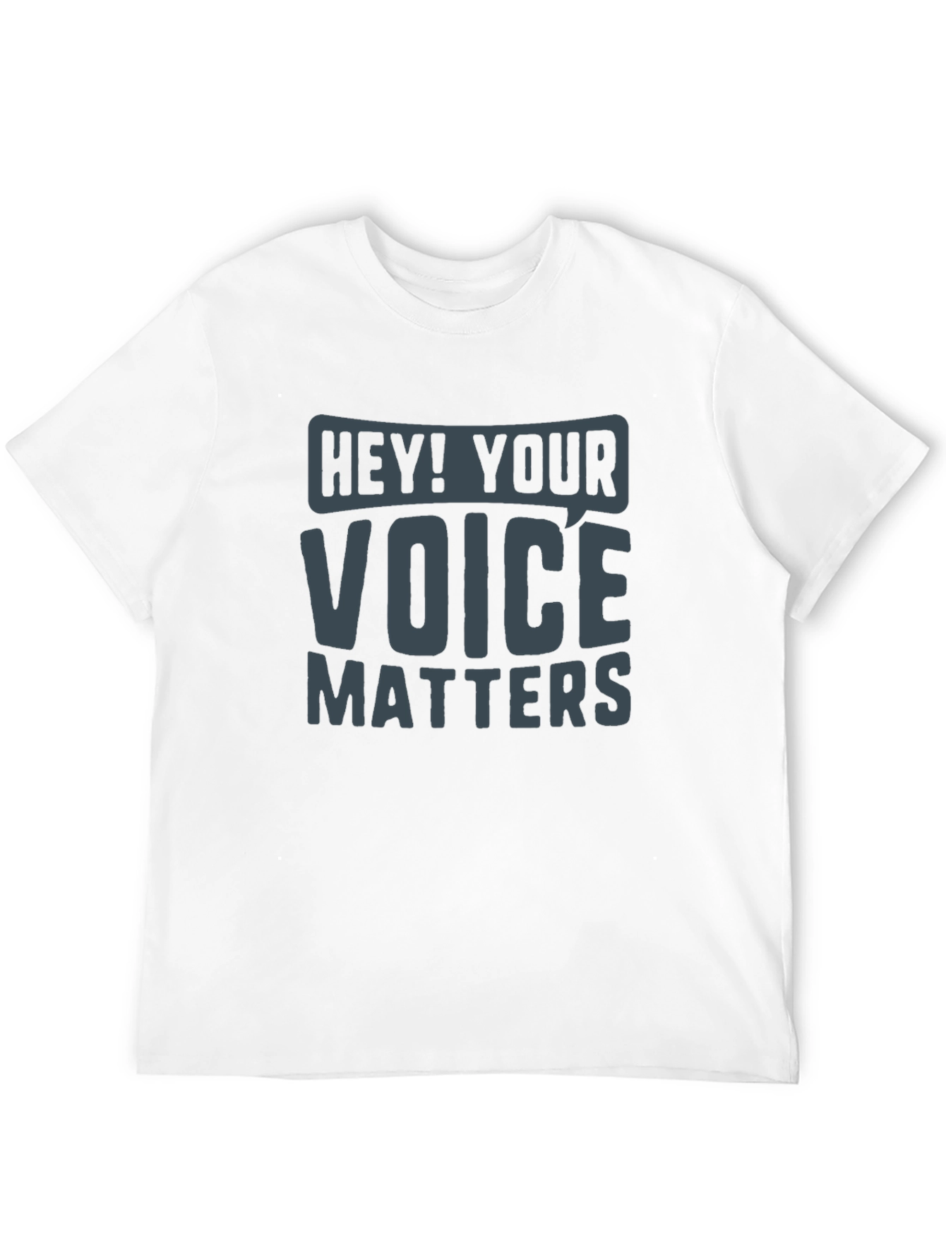 Voice Matters Graphic Tee - Black