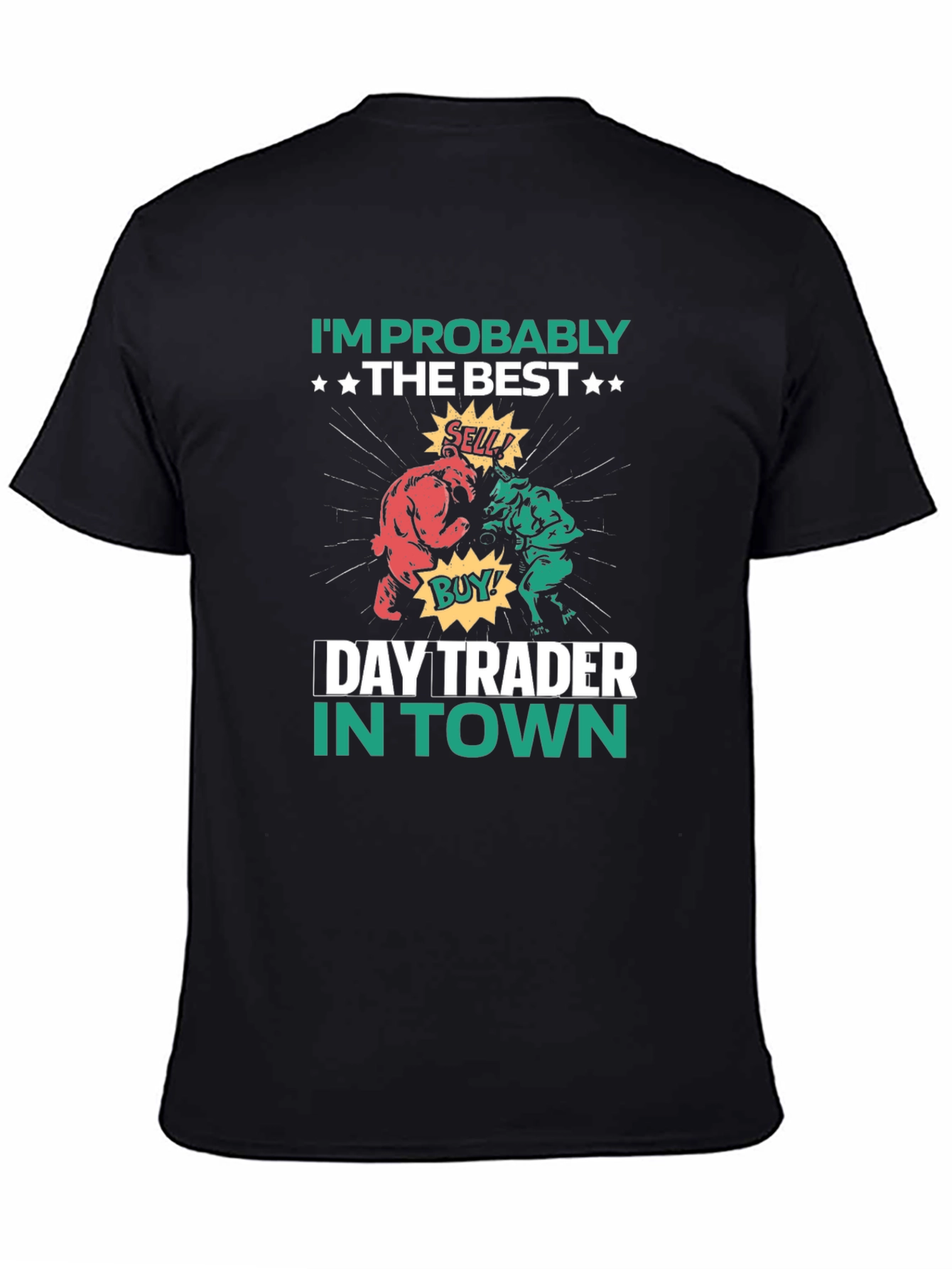 Day Trader T-Shirt - Bull vs Bear
