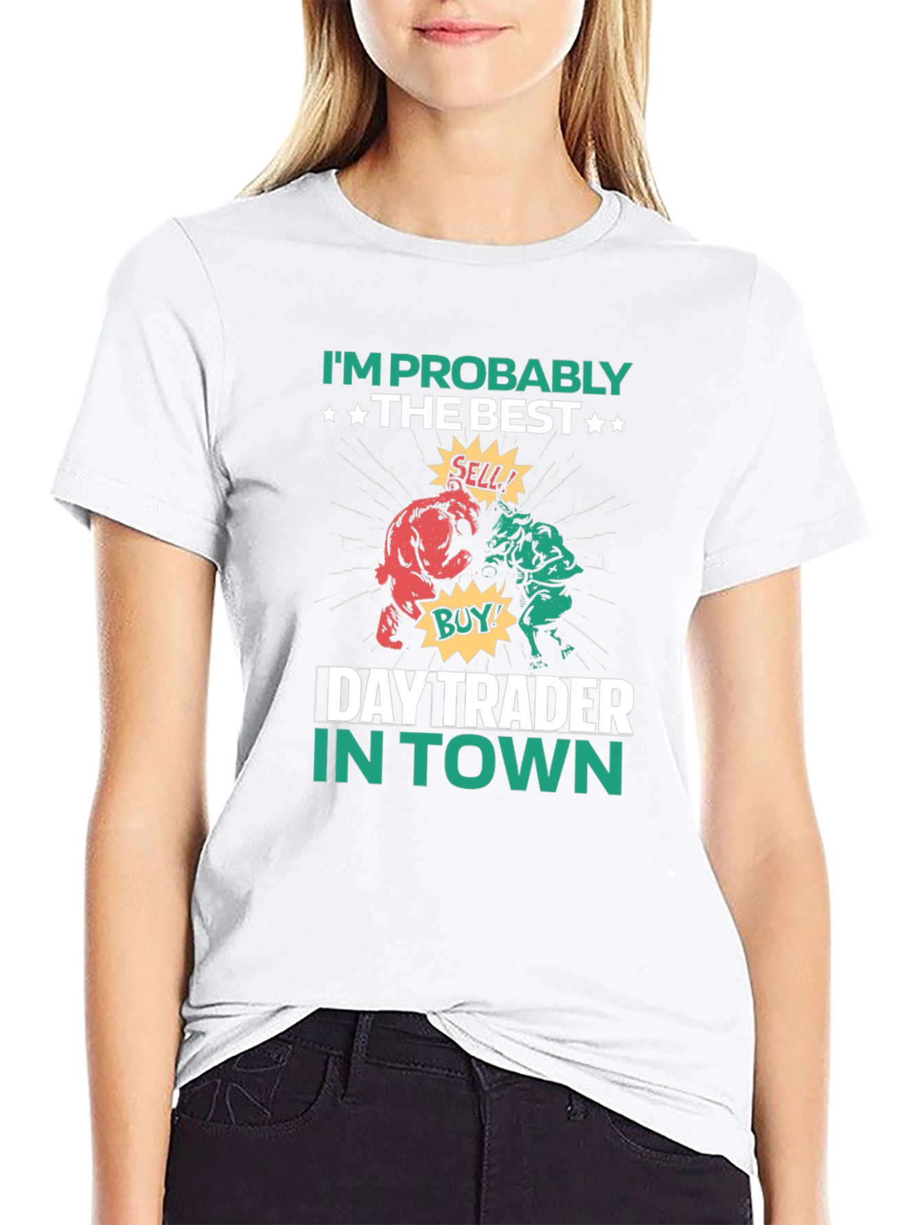 Day Trader T-Shirt - Bull vs Bear