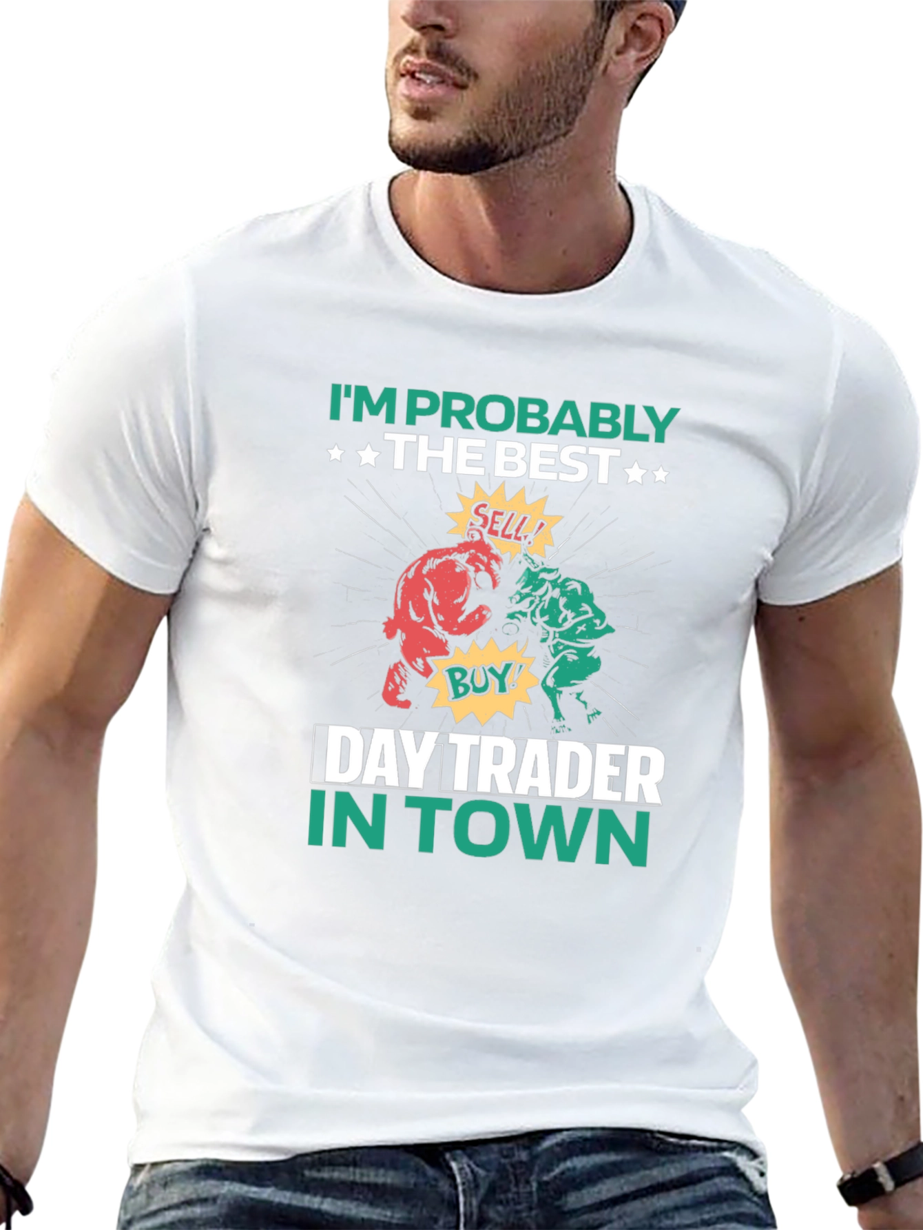 Day Trader T-Shirt - Bull vs Bear