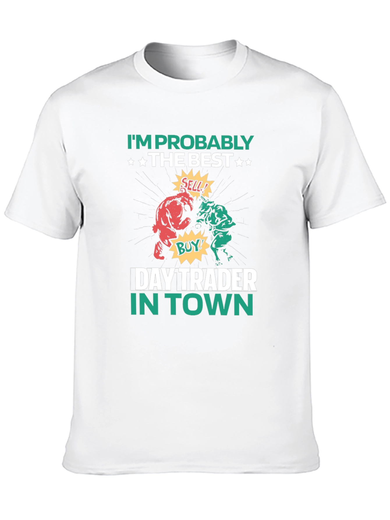 Day Trader T-Shirt - Bull vs Bear