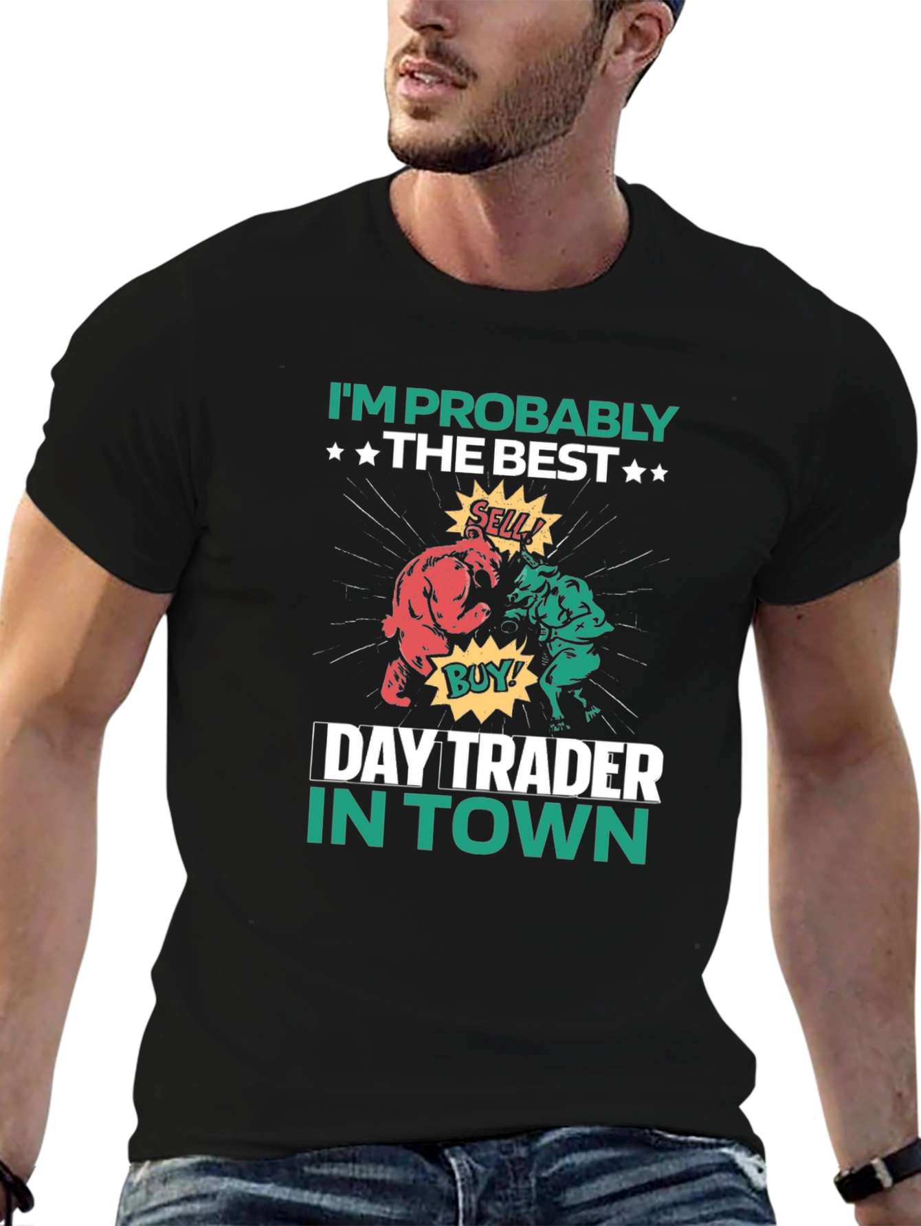 Day Trader T-Shirt - Bull vs Bear