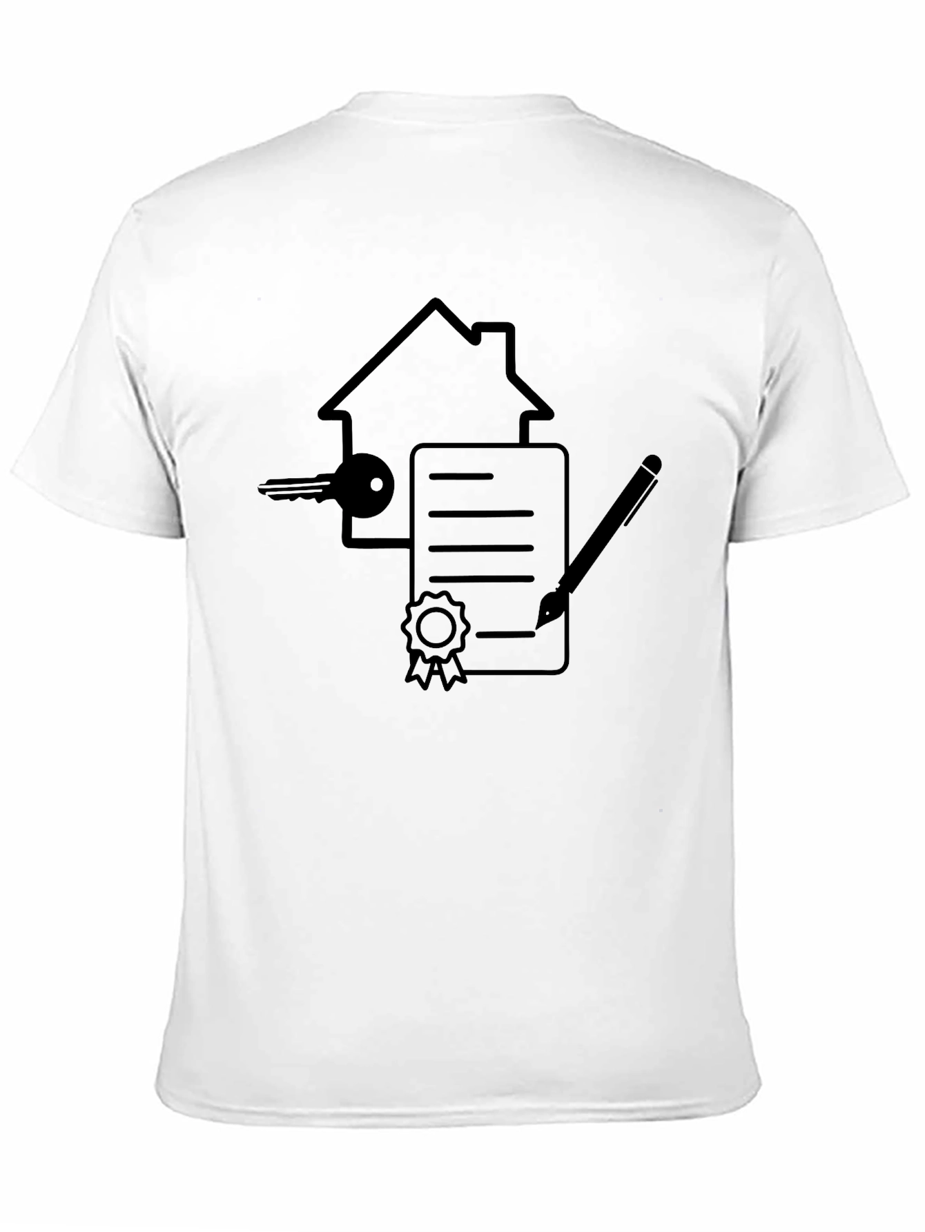 Realtor T-Shirt - House Key Contract Design