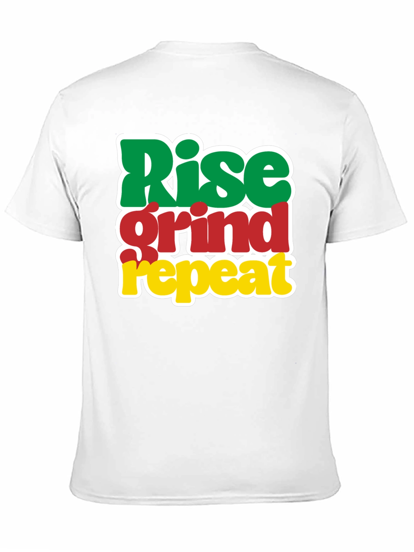 Rise Grind Repeat Graphic Tee - Black