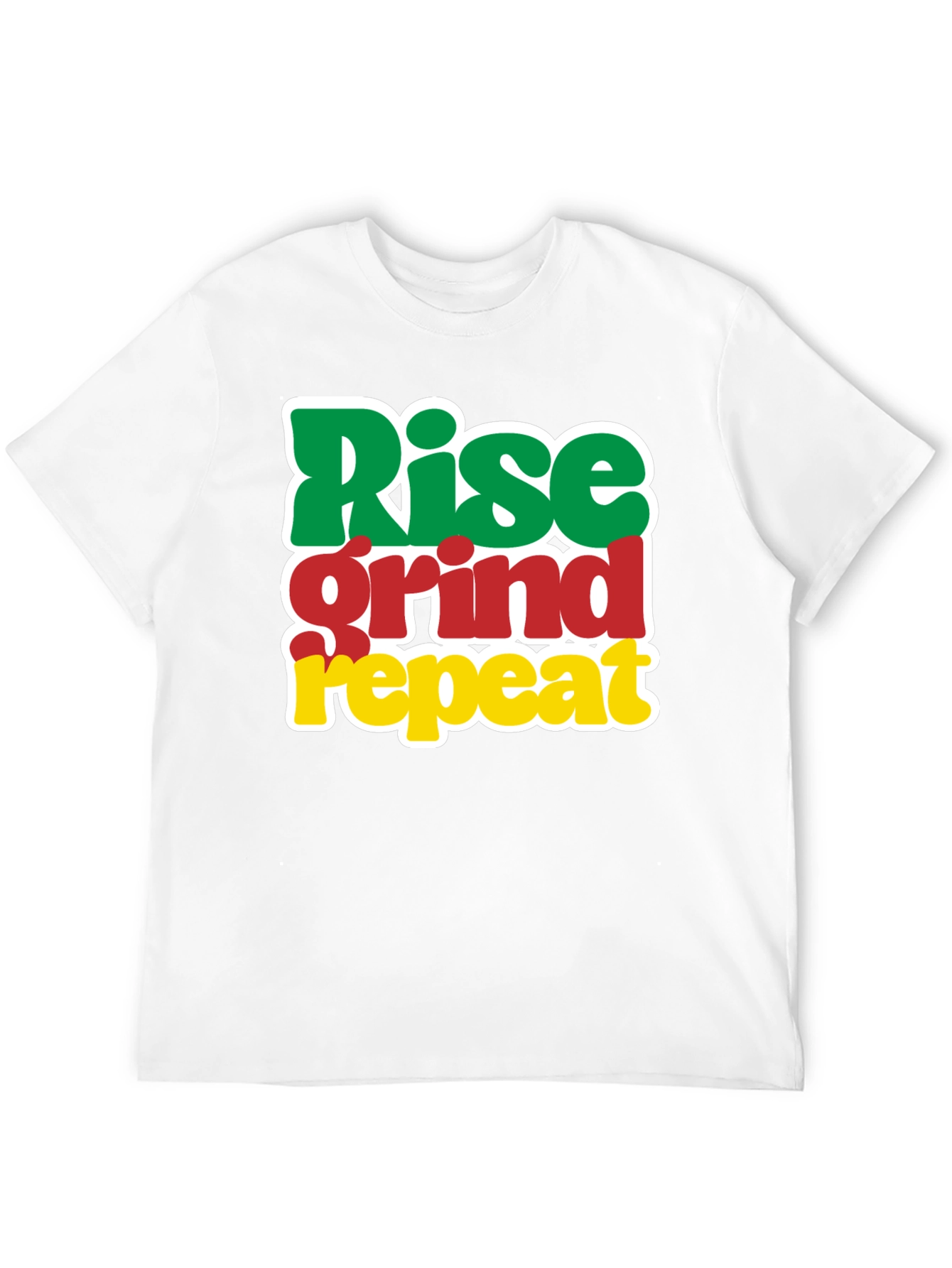 Rise Grind Repeat Graphic Tee - Black