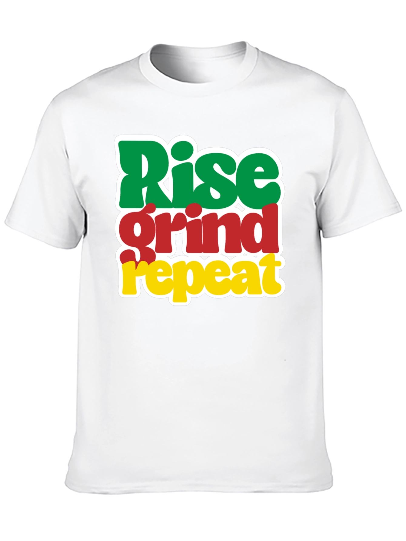 Rise Grind Repeat Graphic Tee - Black