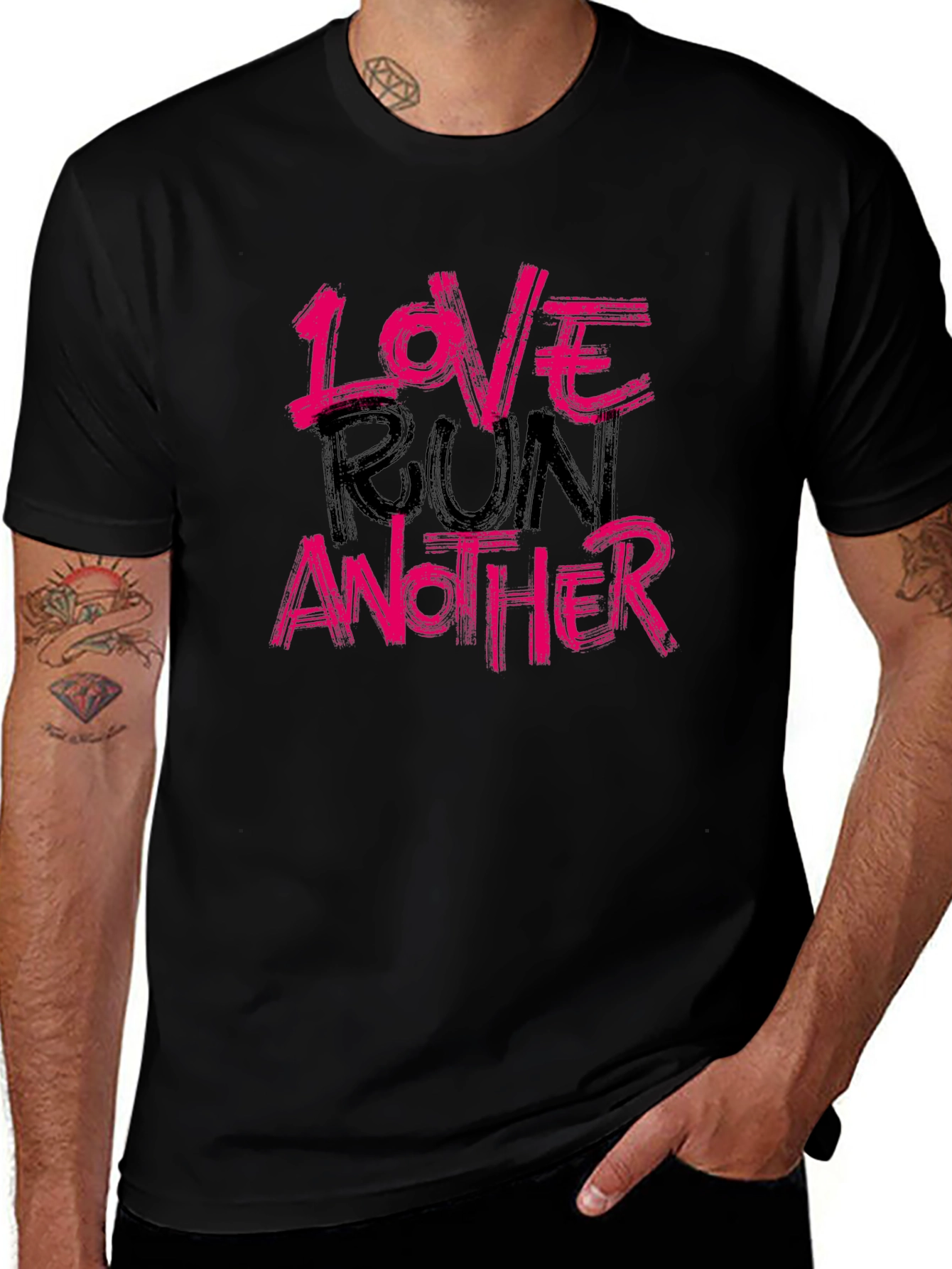 Love Run Another Graphic Tee - Soft Cotton Blend