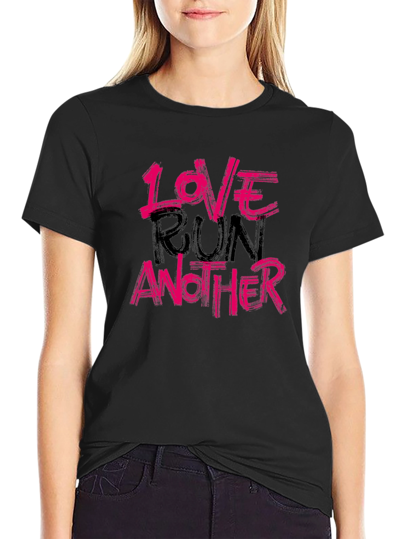Love Run Another Graphic Tee - Soft Cotton Blend