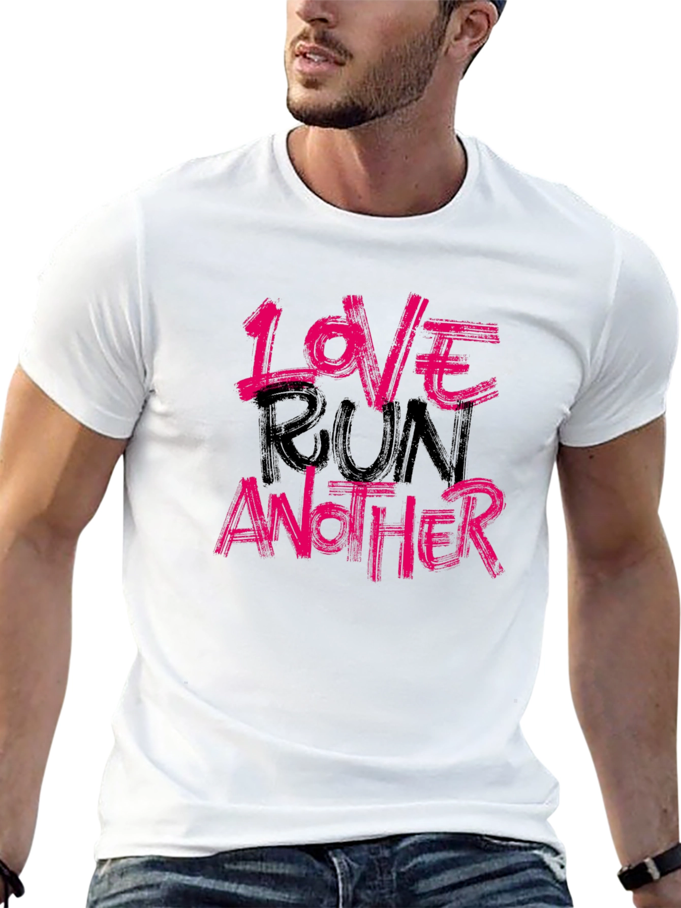 Love Run Another Graphic Tee - Soft Cotton Blend