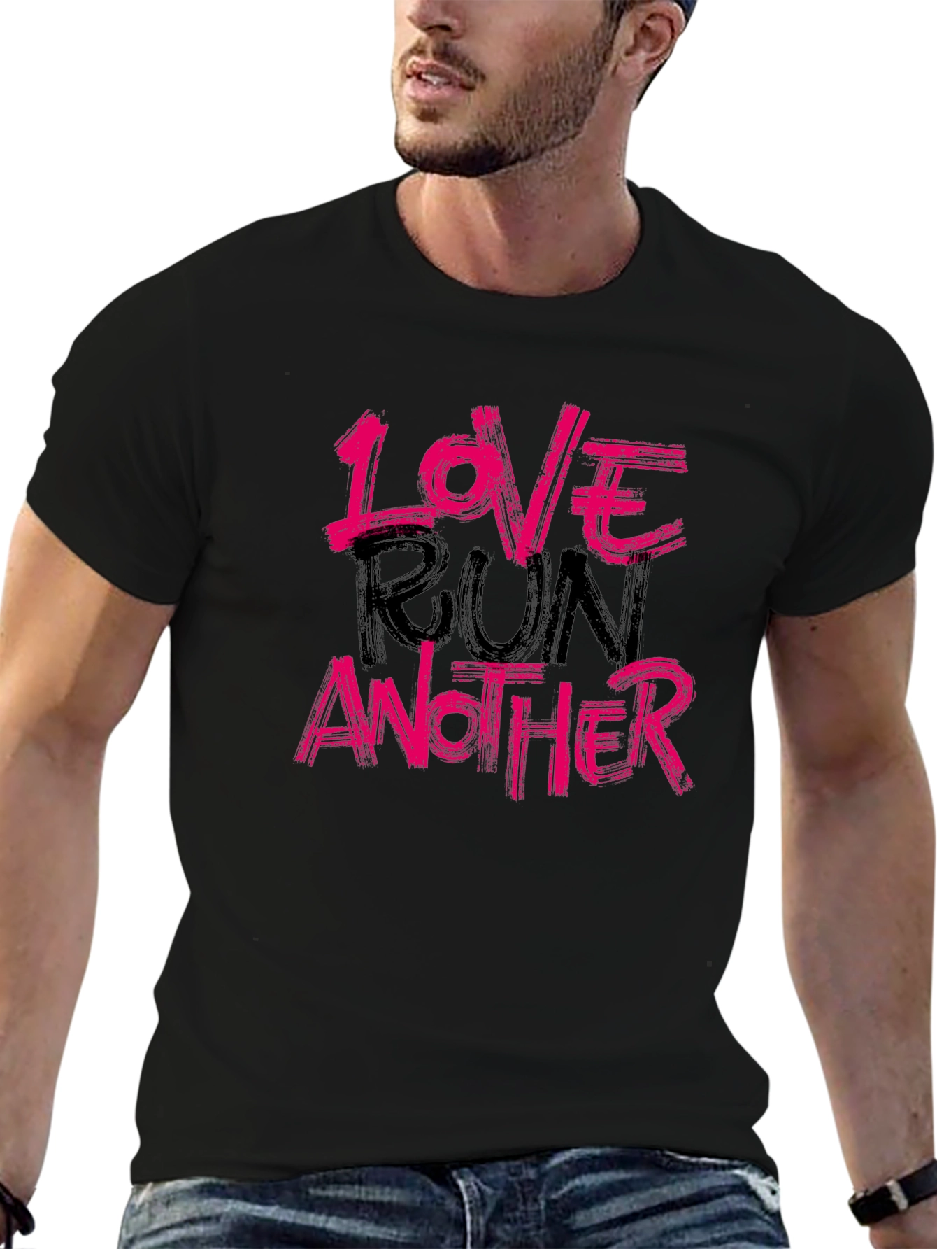 Love Run Another Graphic Tee - Soft Cotton Blend