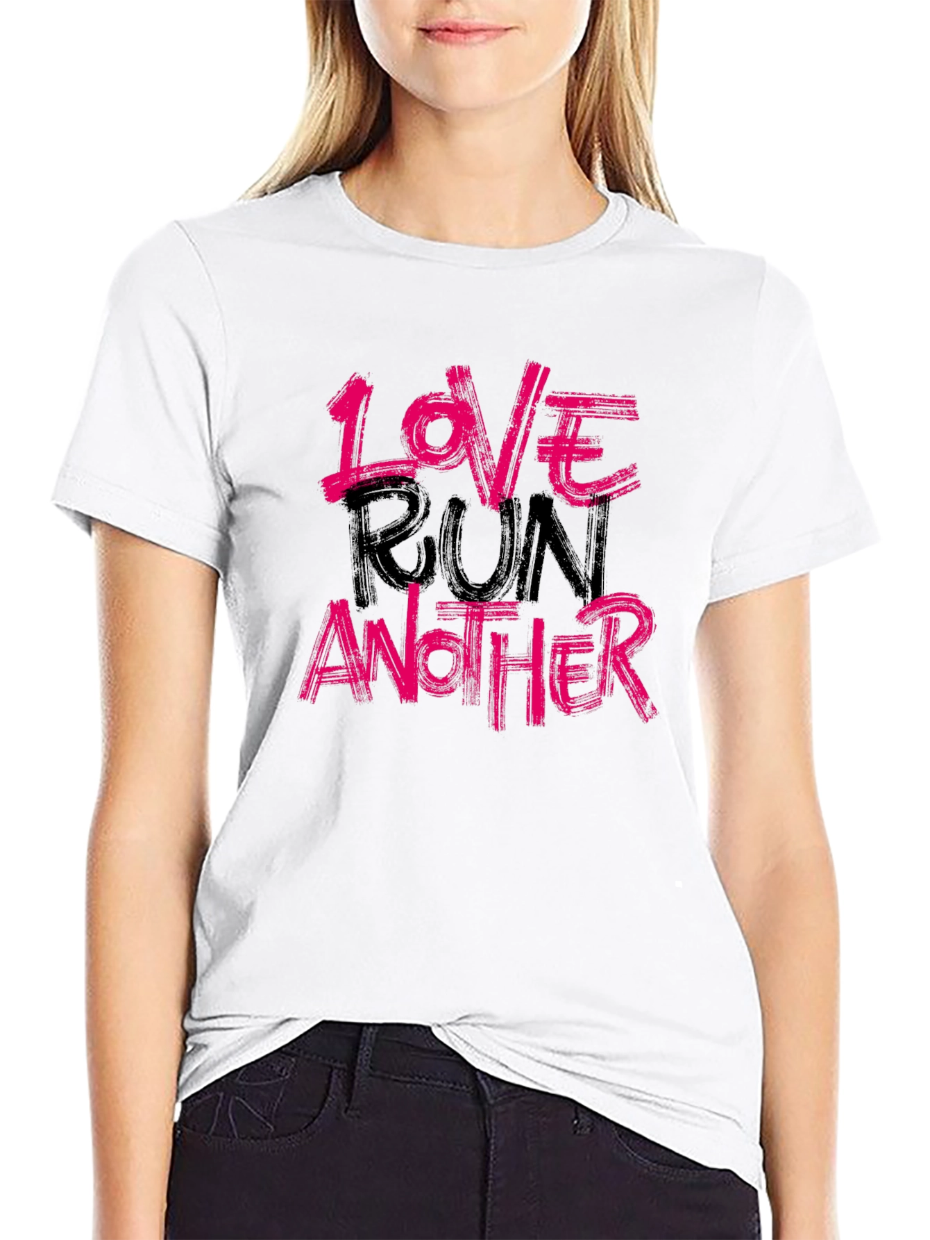 Love Run Another Graphic Tee - Soft Cotton Blend