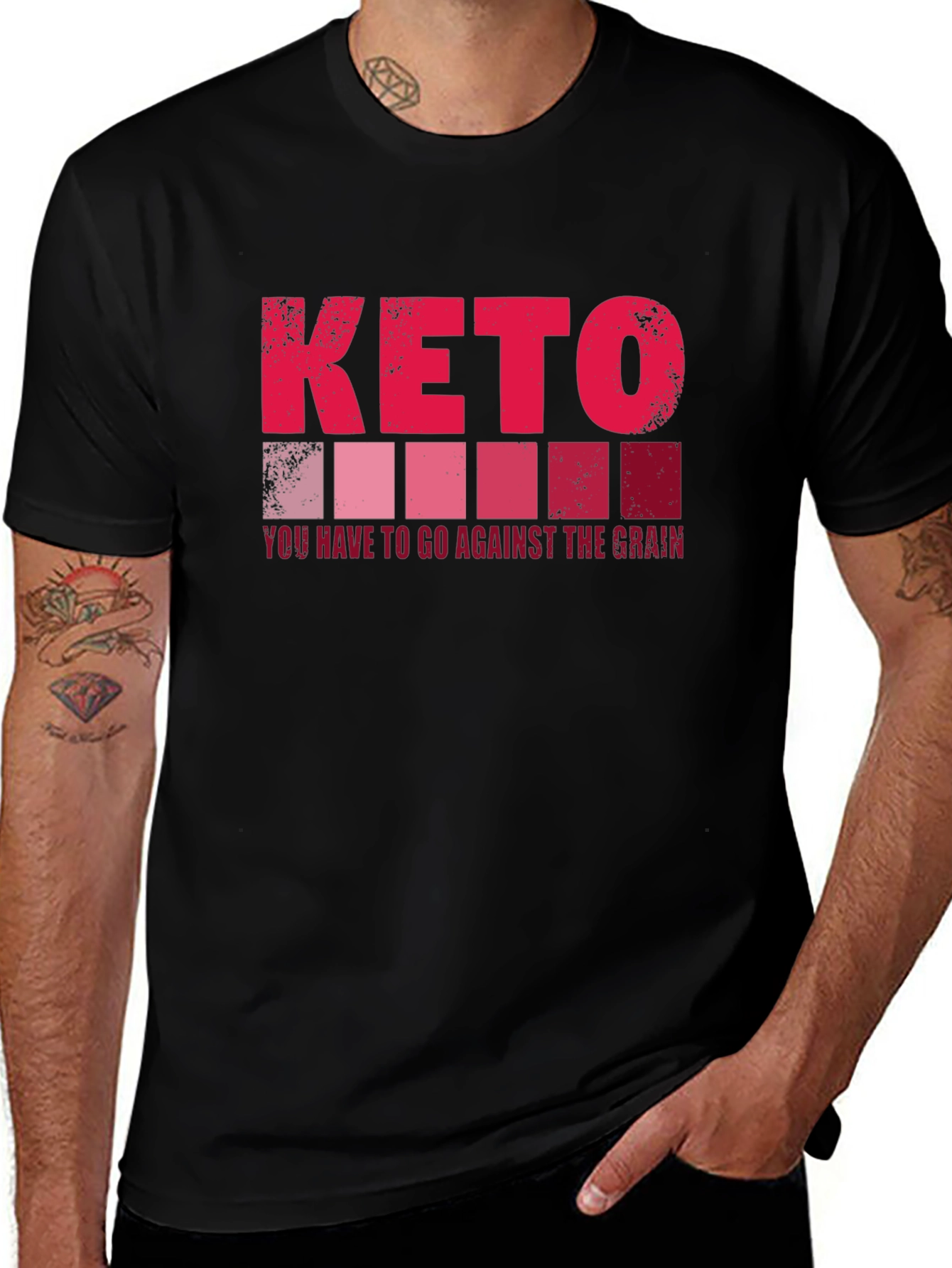Keto Go Against The Grain Graphic Tee