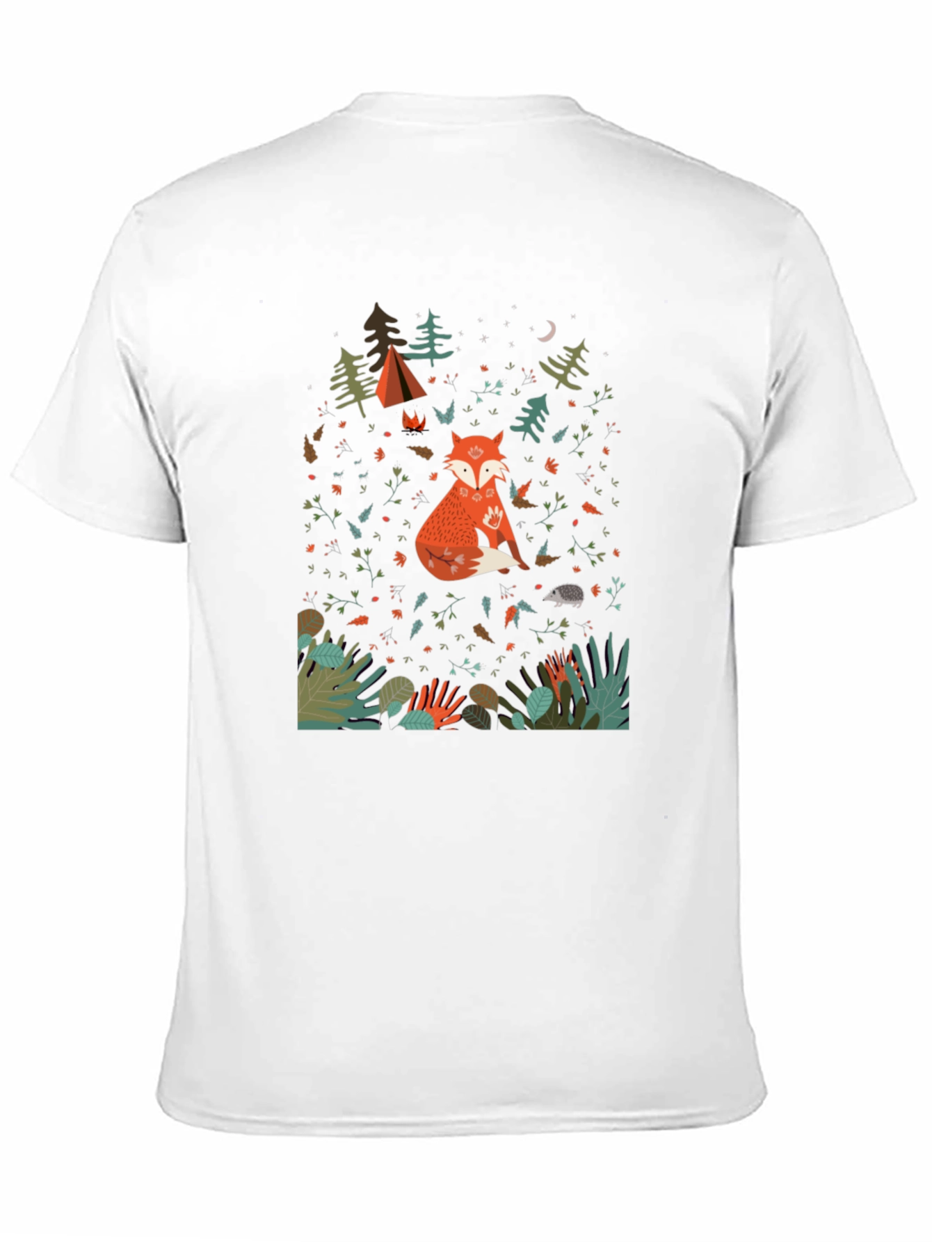 Nature Fox Graphic Tee - Stylish Unisex T-Shirt