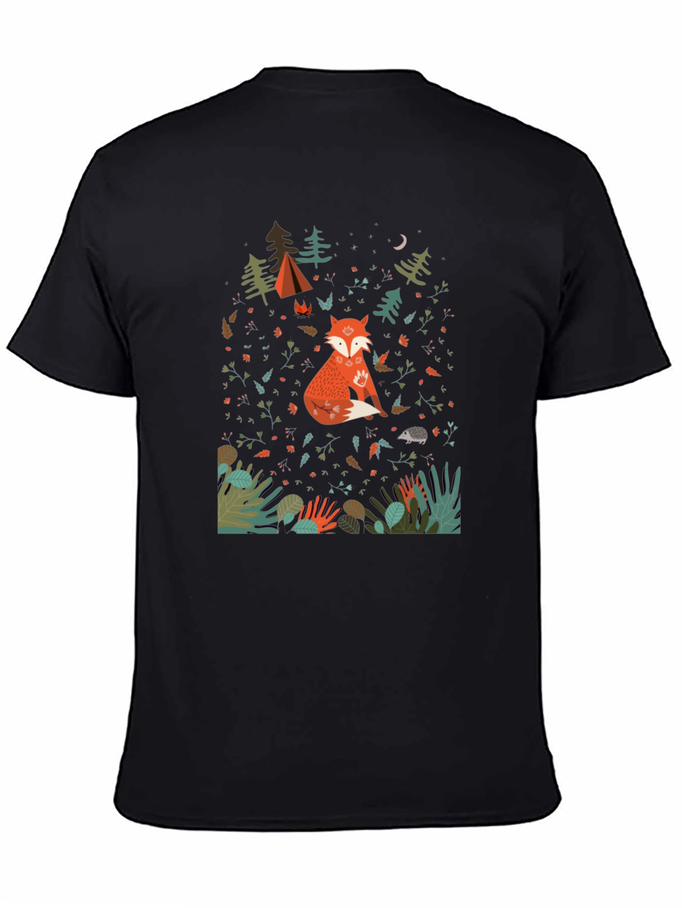 Nature Fox Graphic Tee - Stylish Unisex T-Shirt