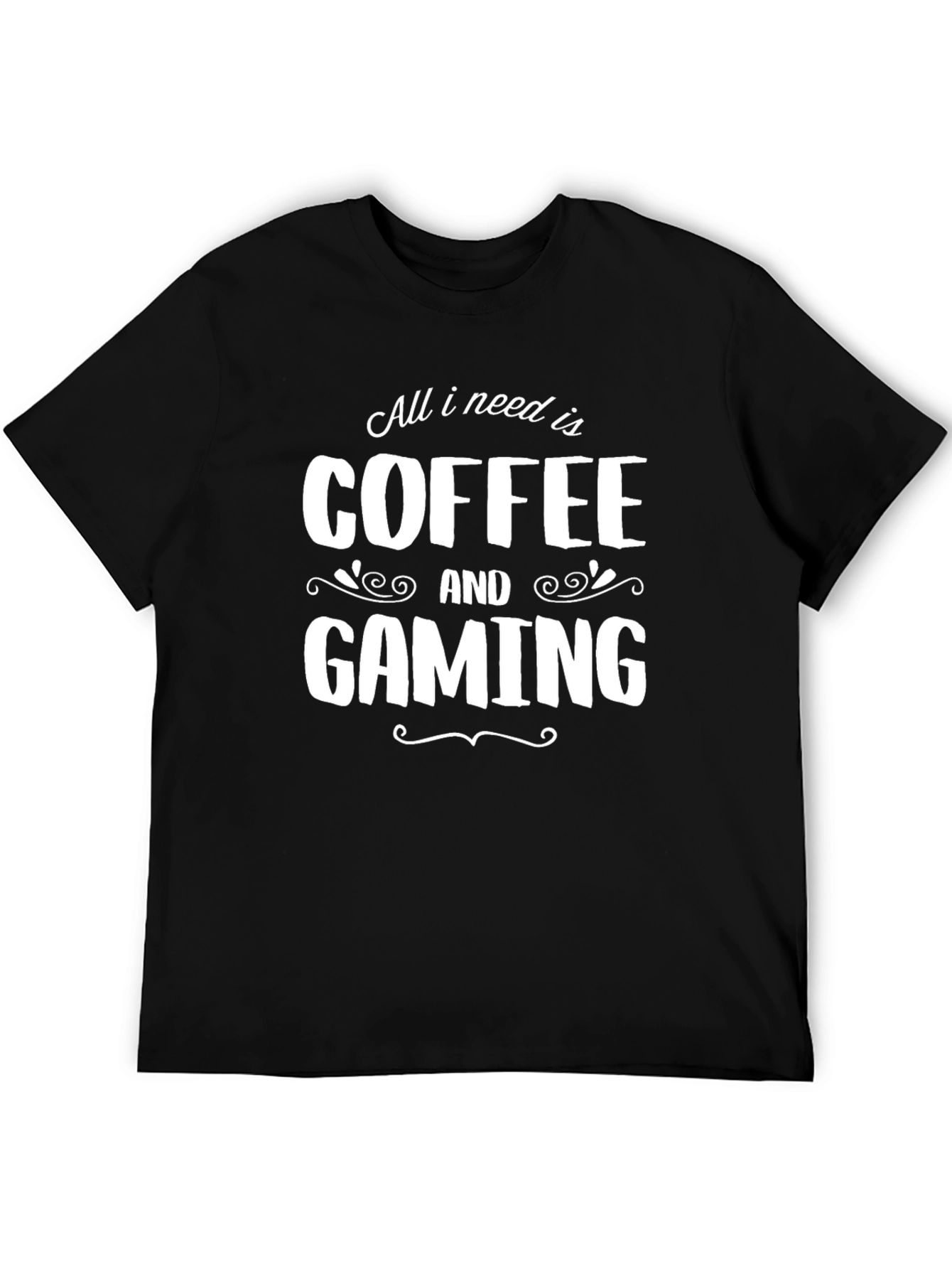 Coffee and Gaming T-Shirt - Gamer Apparel