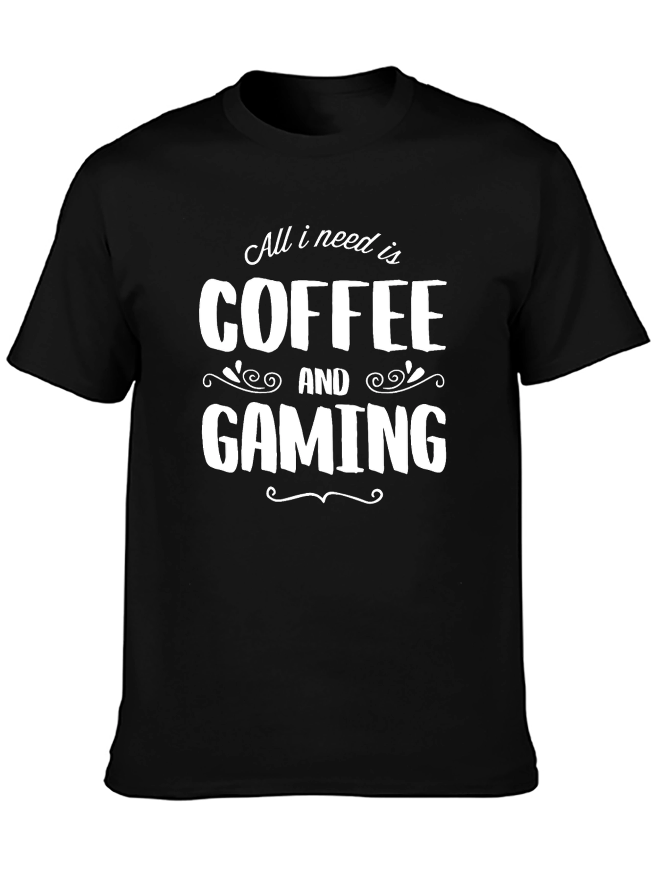 Coffee and Gaming T-Shirt - Gamer Apparel