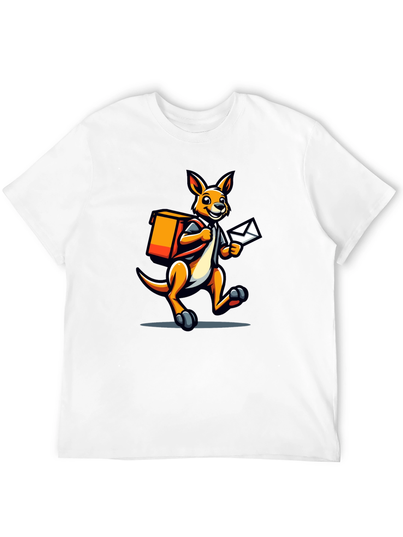 Kangaroo Postman Graphic Tee - Novelty T-Shirt