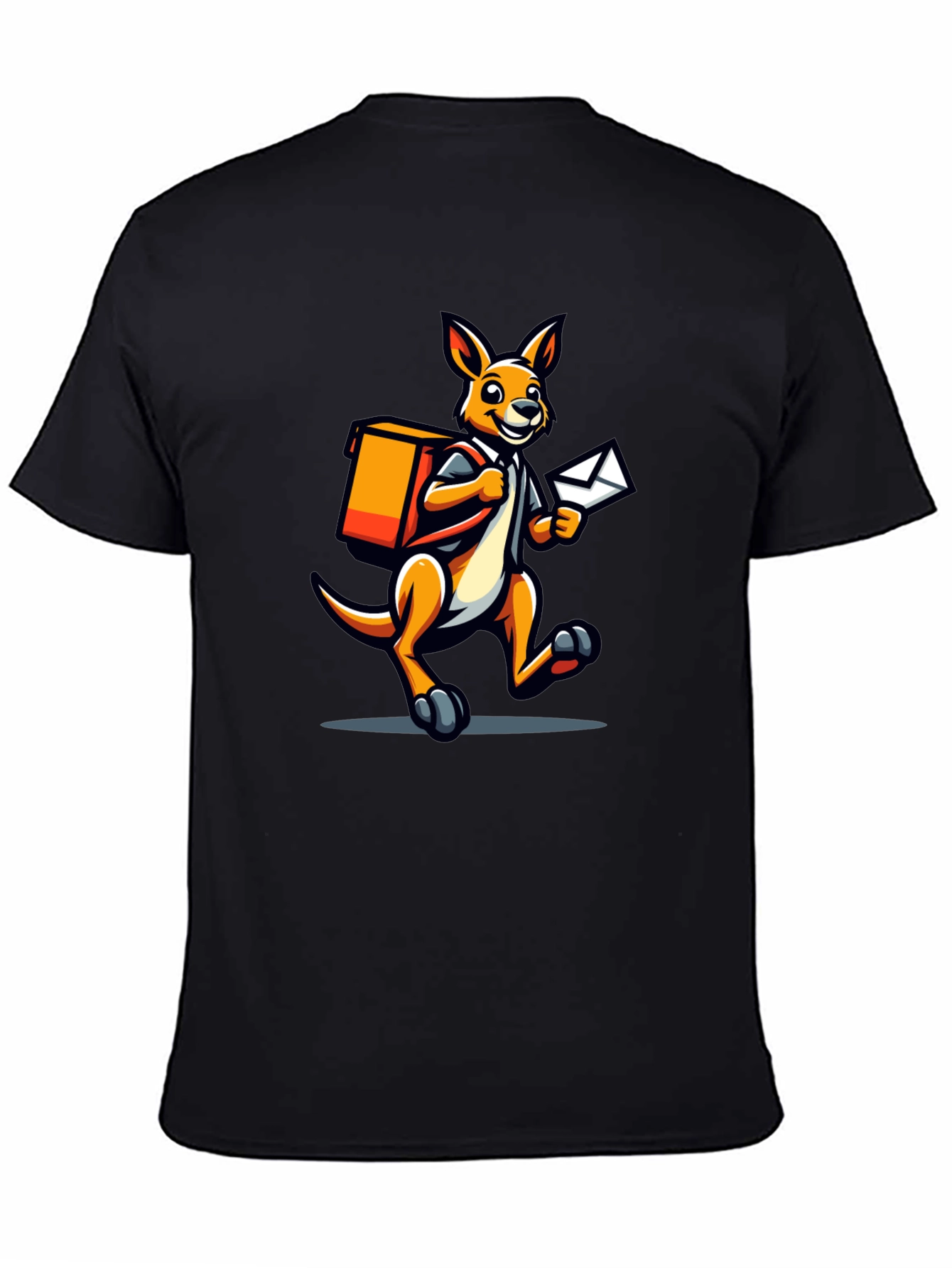 Kangaroo Postman Graphic Tee - Novelty T-Shirt