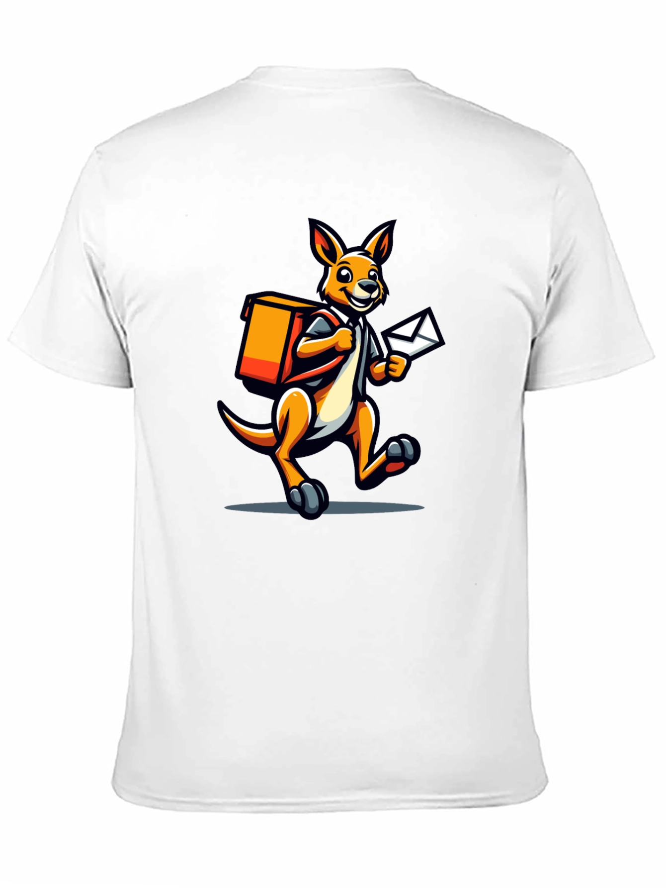 Kangaroo Postman Graphic Tee - Novelty T-Shirt