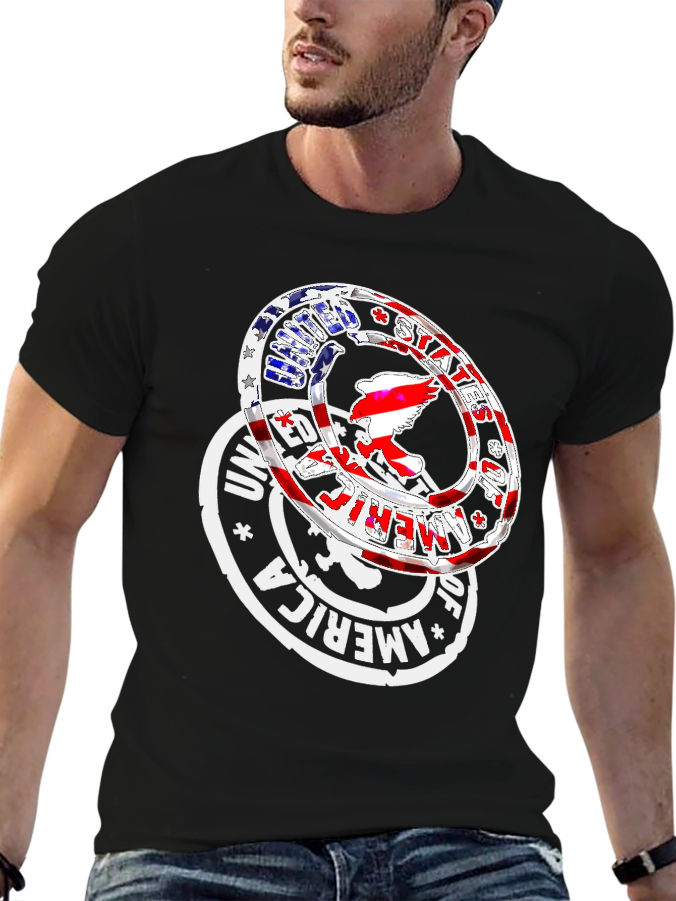 USA Pride Graphic Tee - Patriotic Fashion