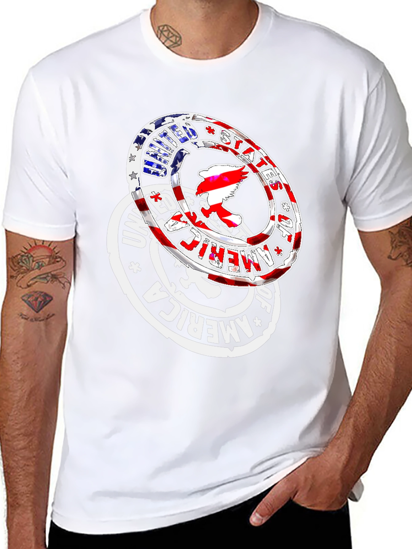 USA Pride Graphic Tee - Patriotic Fashion