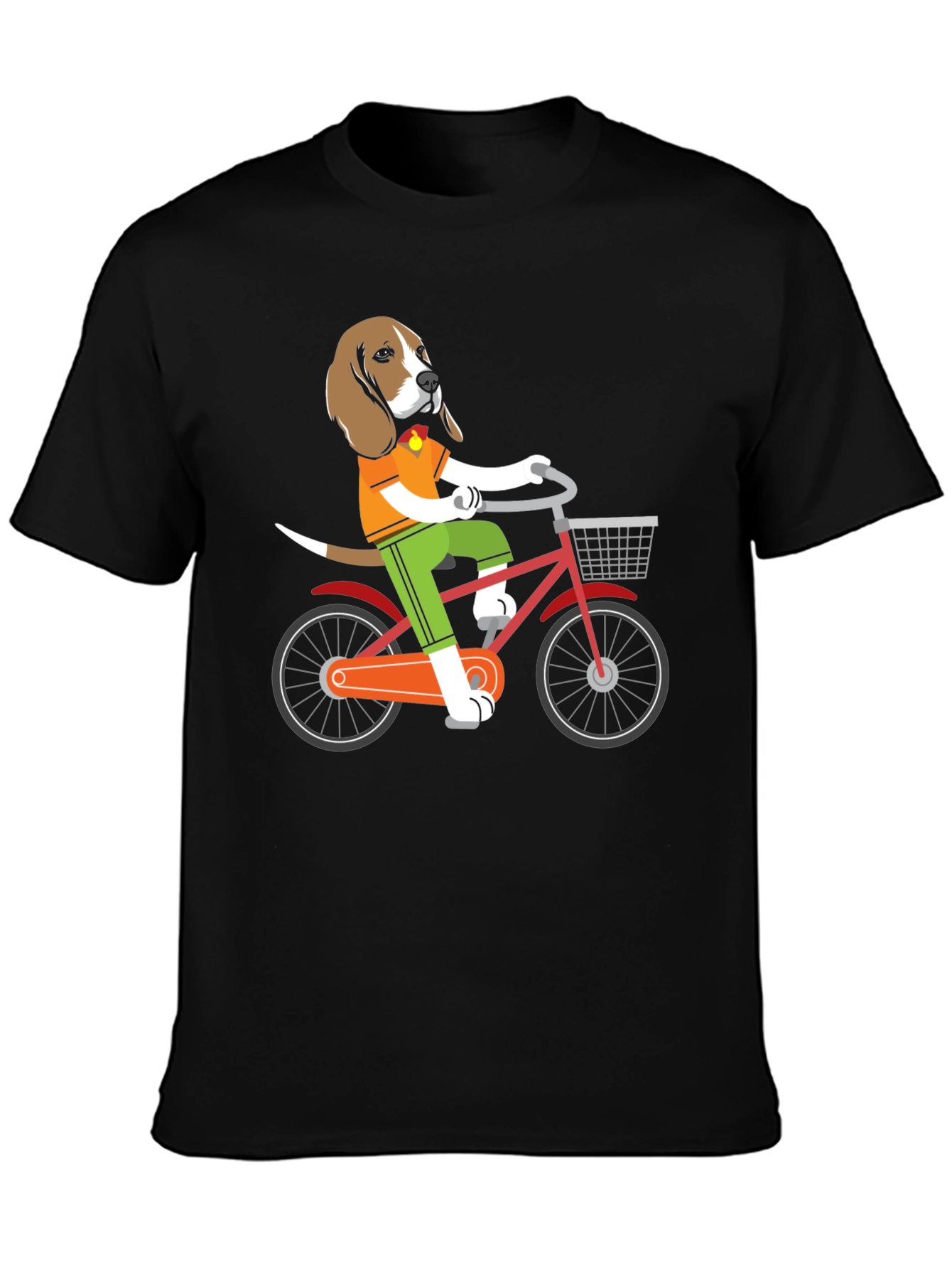 Dog on Bike Graphic Tee