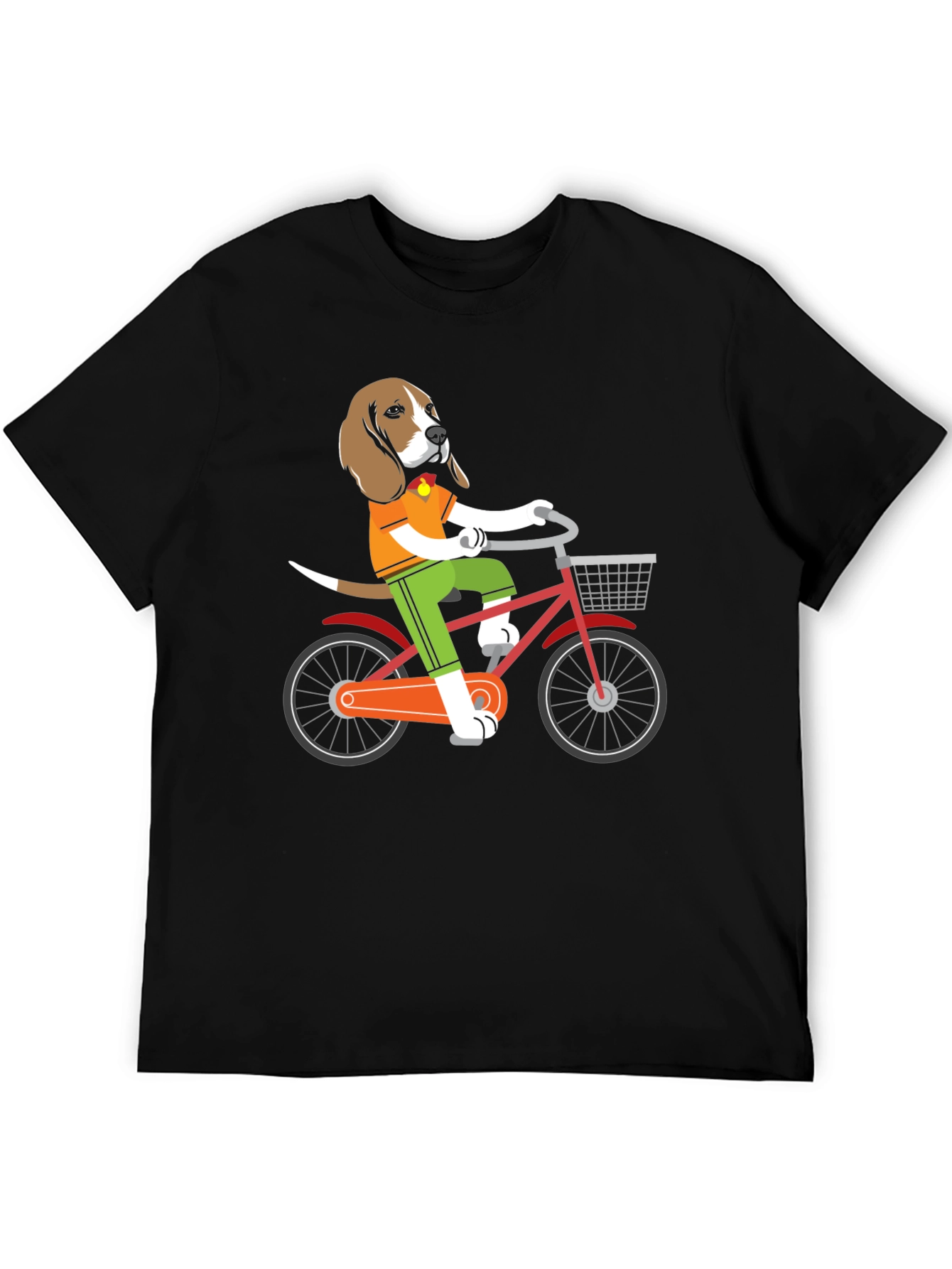 Dog on Bike Graphic Tee