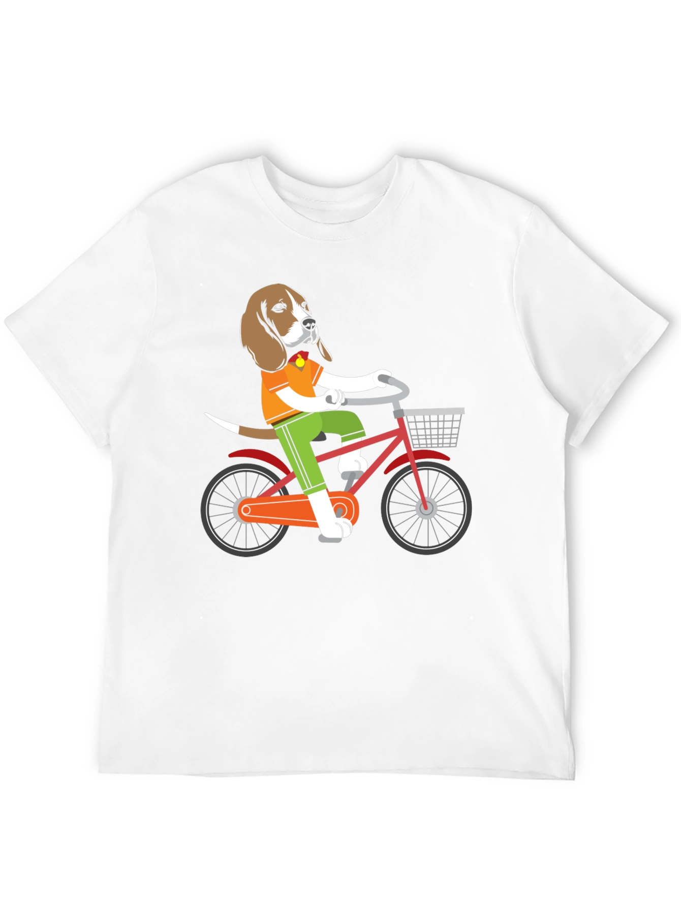 Dog on Bike Graphic Tee