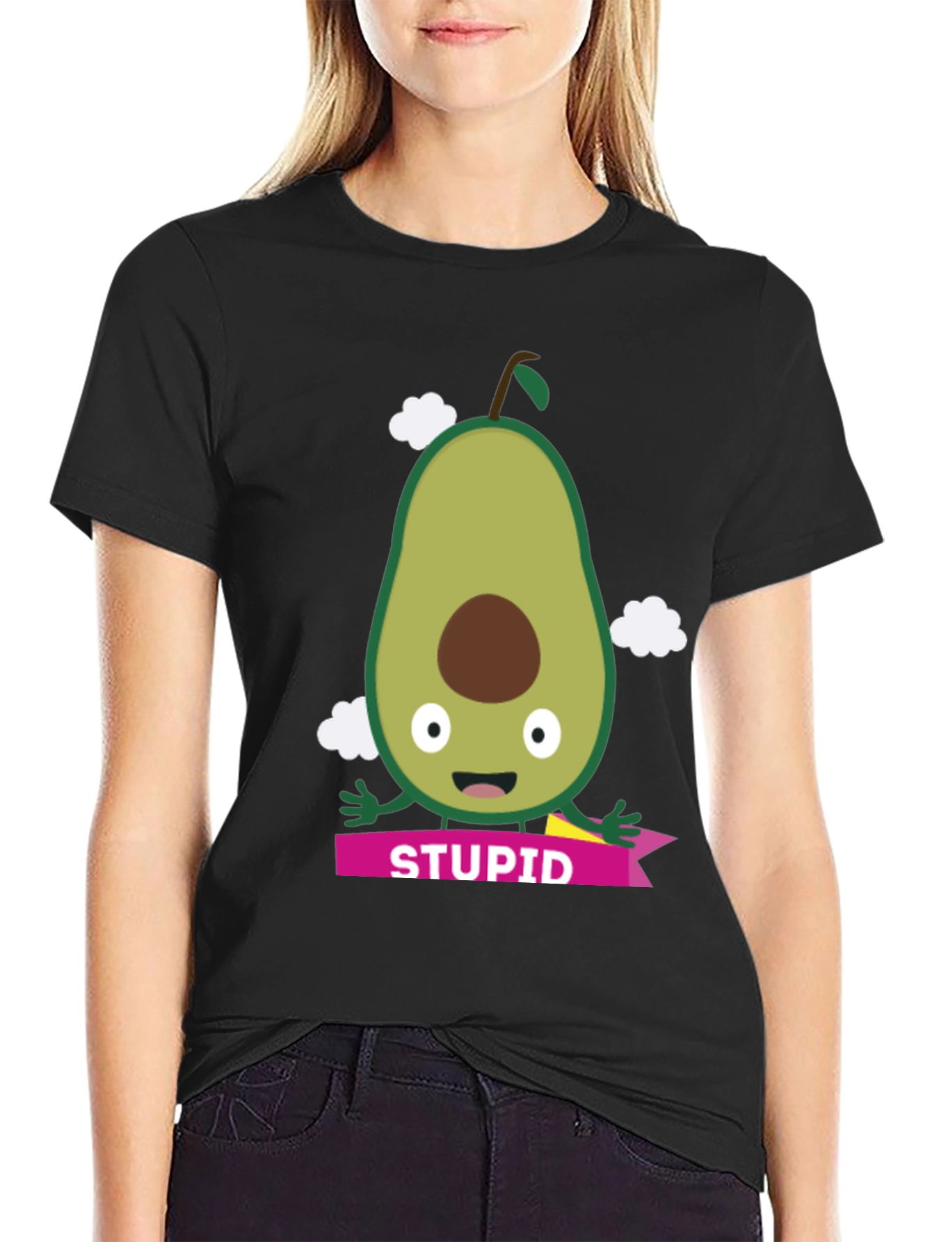 Avocado Graphic Tee - STUPID Pun T-Shirt
